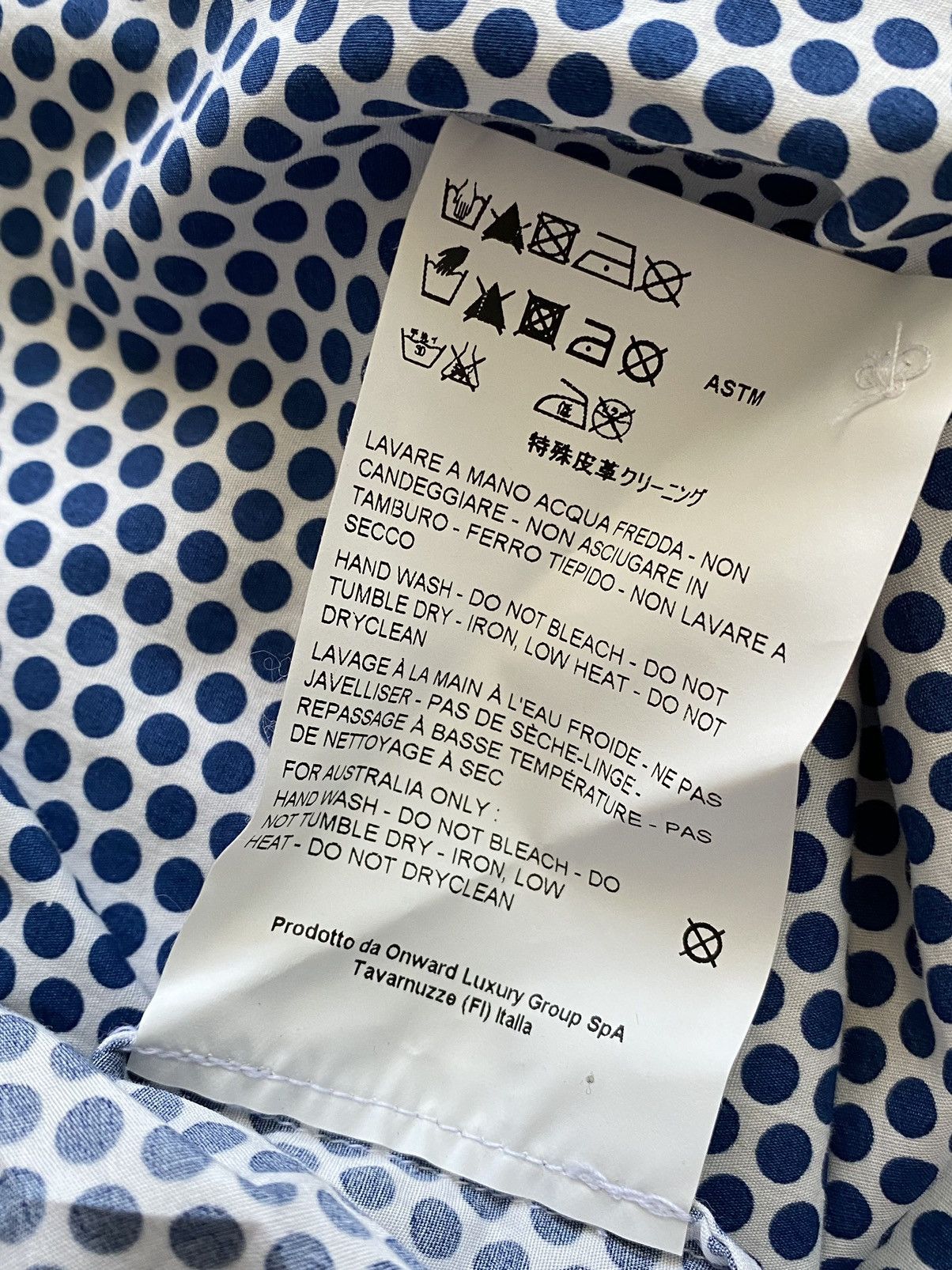 Jil Sander x Raf Simons Polka Dot Runway SS Shirt