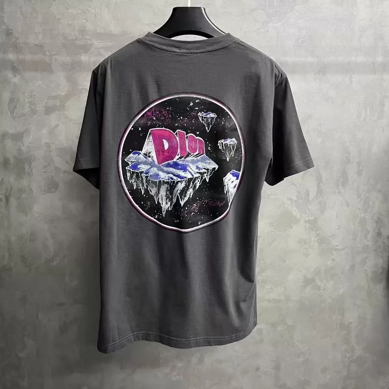 Dior Dior Gray Pattern Loose Short Sleeve Tshirt-2506 Size US M / EU 48-50 / 2 - 4 Thumbnail