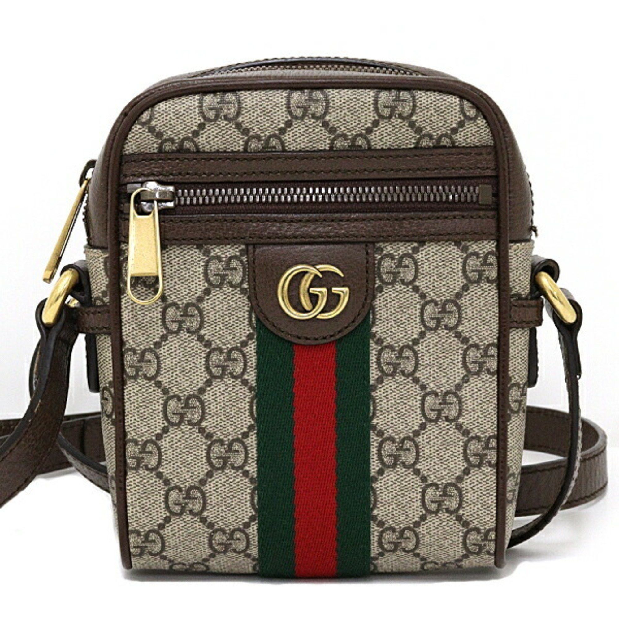 Gucci GUCCI Ophidia GG Shoulder Bag Supreme Canvas 598127 Beige Ebony Size ONE SIZE - 1 Thumbnail