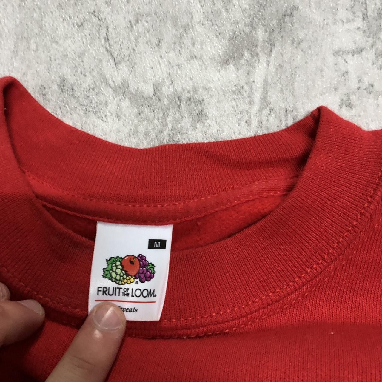 Fruit Of The Loom Red vintage Rotary Club sweatshirt clothing Size US M / EU 48-50 / 2 - 3 Thumbnail