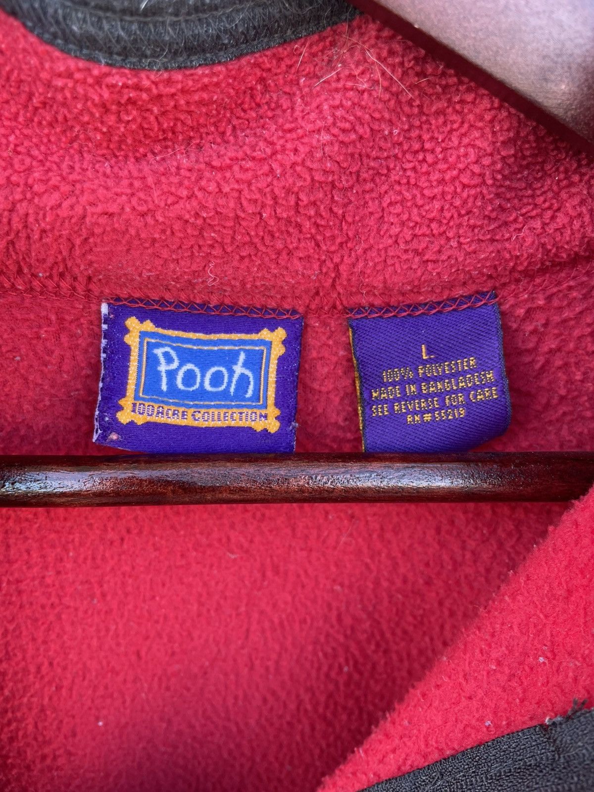Other Vintage Pooh Winnie The Pooh Embroidered Red Jacket Size L Size US L / EU 52-54 / 3 - 4 Thumbnail