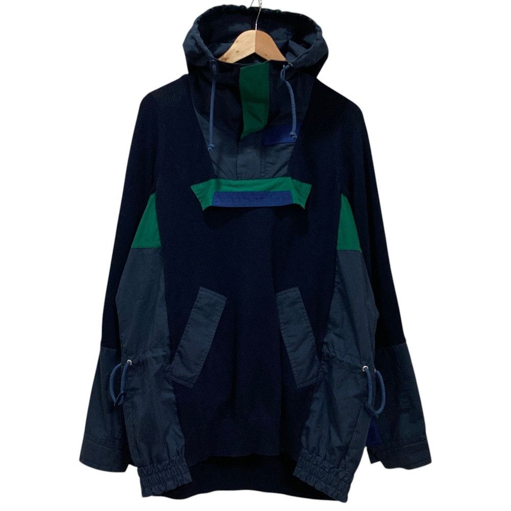 Sacai Sacai Sacai Knit Docking Hoodie Textile Sweatshirts & Hoodies 17-01250M DUTY FREE for USA Size ONE SIZE - 1 Thumbnail