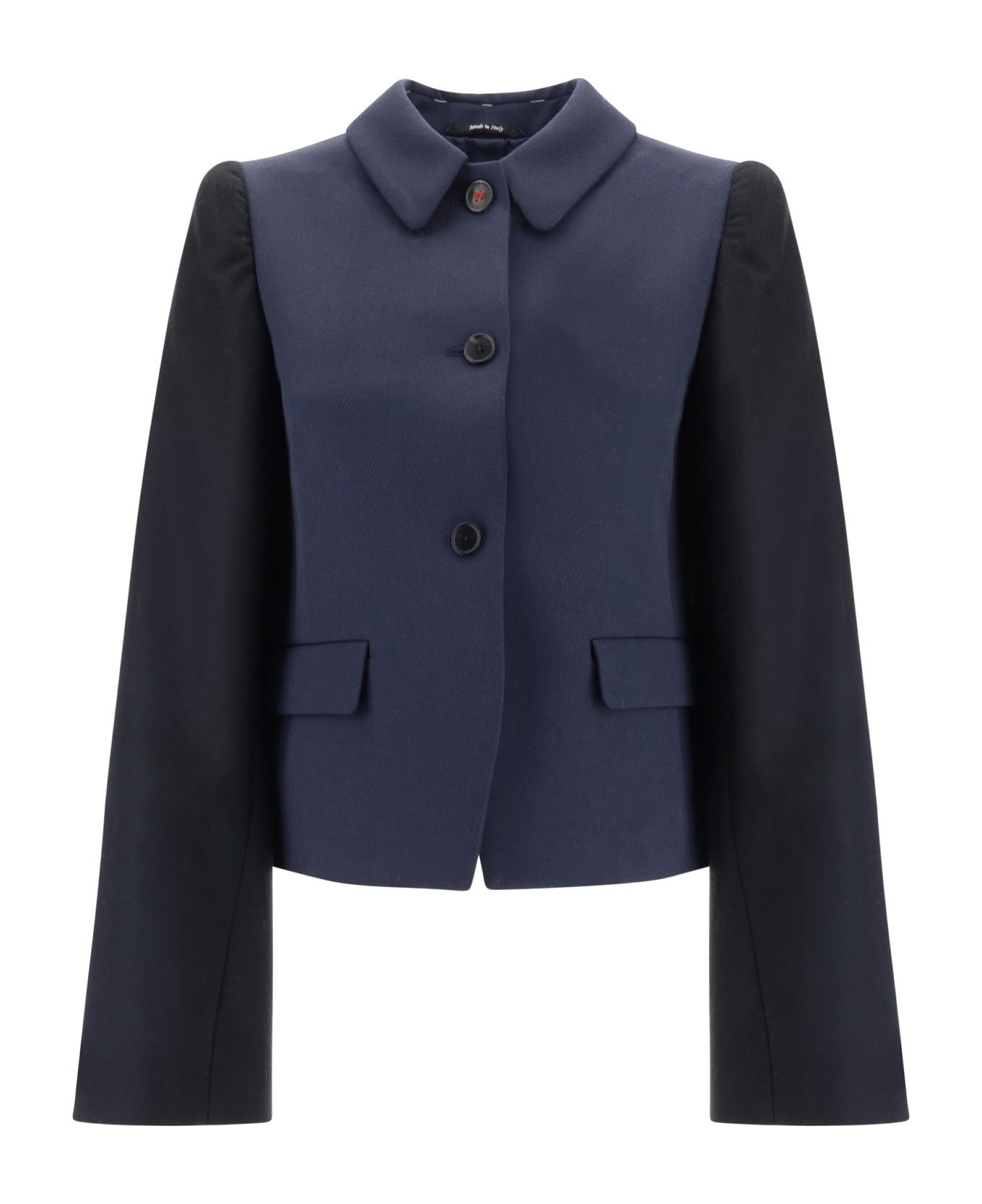 Maison Margiela o1y0625 Jacket in Midnight Blue/Black Size XS / US 0-2 / IT 36-38 - 1 Thumbnail