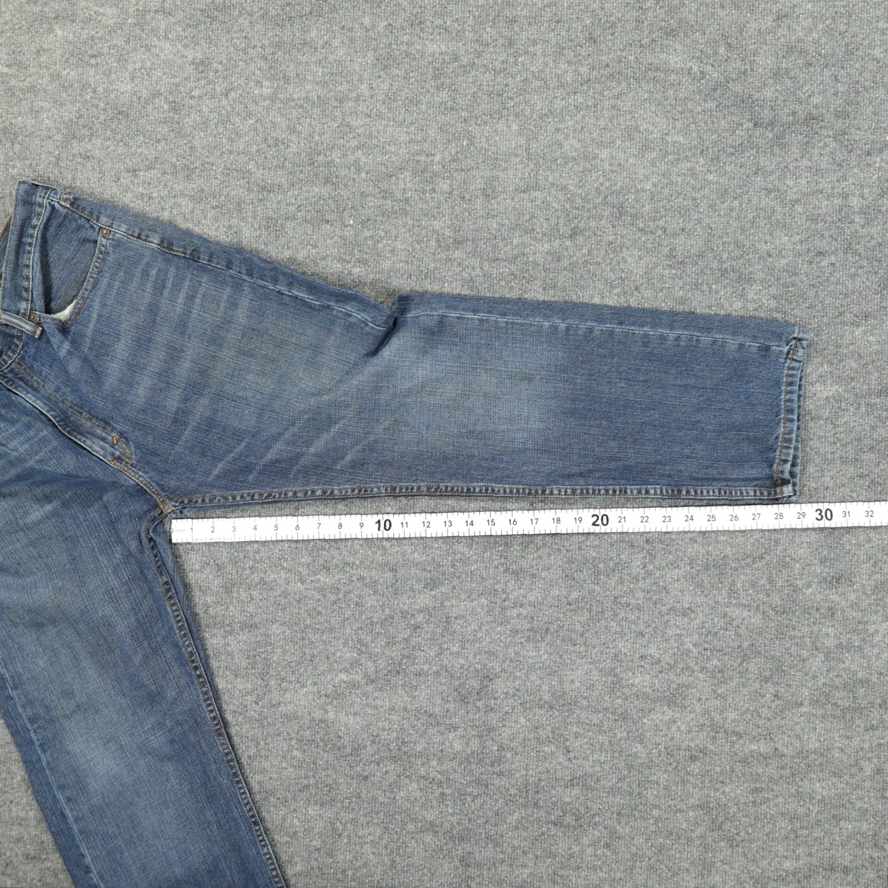 Levi's Levi's 505 Jeans Mens 36x29 Blue Regular Fit Straight Leg 100% Cotton Size US 36 / EU 52 - 5 Thumbnail