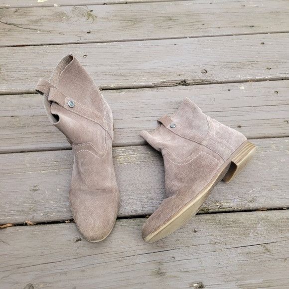 Frye Frye Sarah Shortie Taupe Suede Leather Western Boho Ankle Bo Size US 8 / IT 38 - 2 Thumbnail