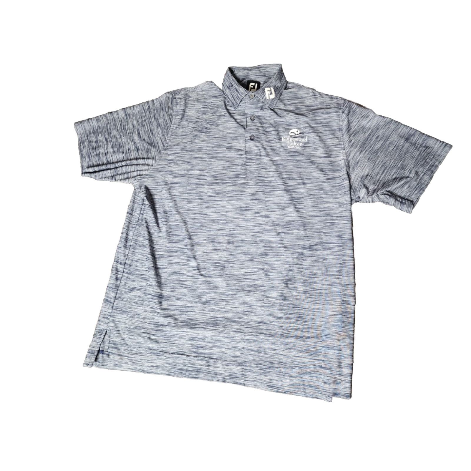 Footjoy FootJoy Polo Shirt Mens L Short Sleeve Navy Blue Ridgewood Lakes Golf Club FJ Shirt Size US L / EU 52-54 / 3 - 4 Thumbnail
