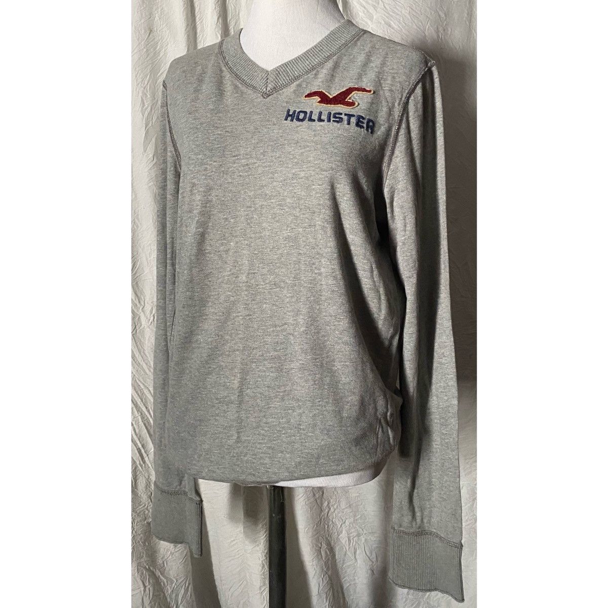 Hollister Y2K, HCO, Unisex, Lightweight, V-Neck Pullover Sweater Size US S / EU 44-46 / 1 - 6 Thumbnail
