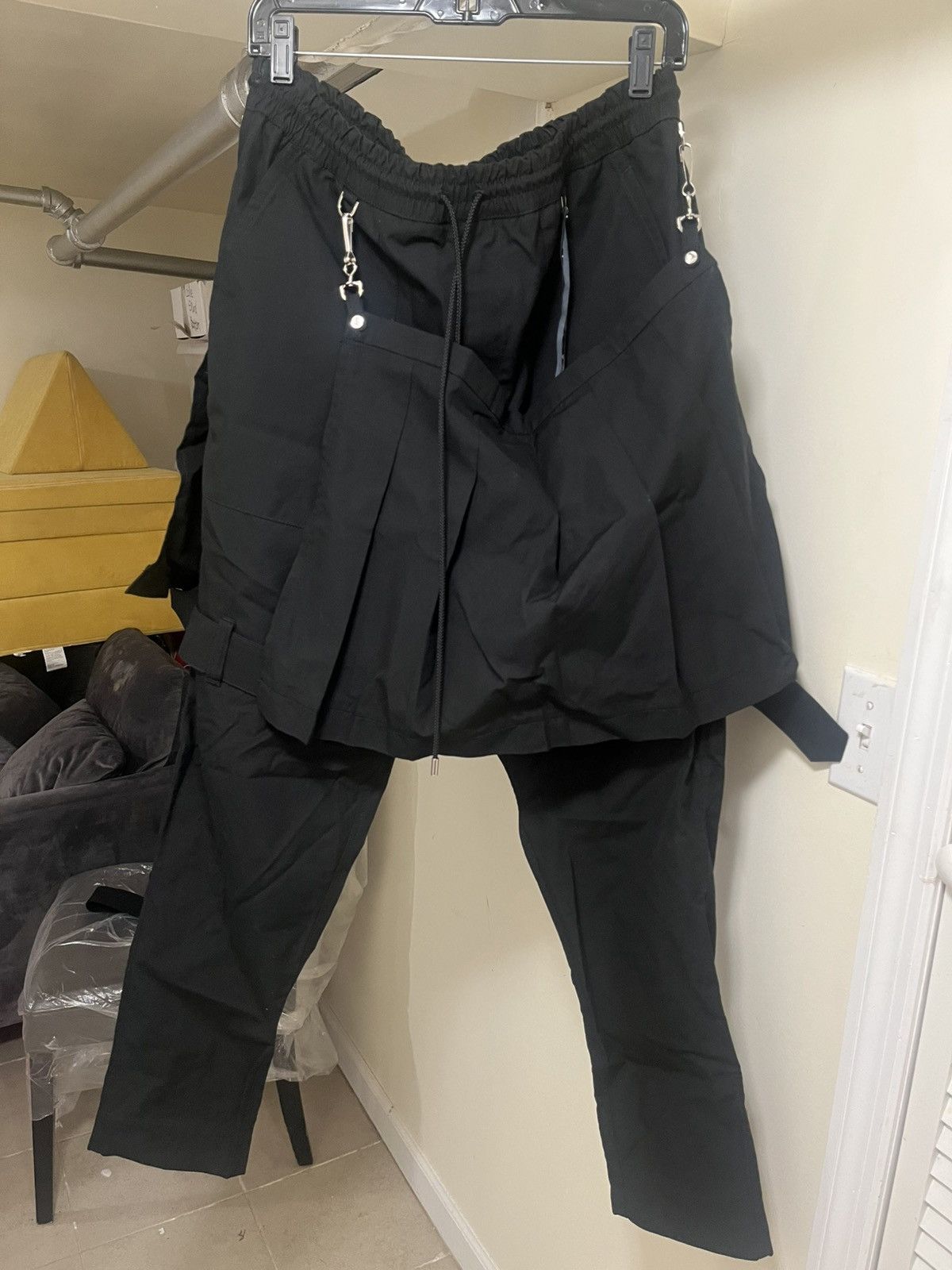 Mastermind Japan Mastermind Japan Nylon Kilt Front Strap Back Bondage Pant XL Size US 36 / EU 52 - 3 Thumbnail