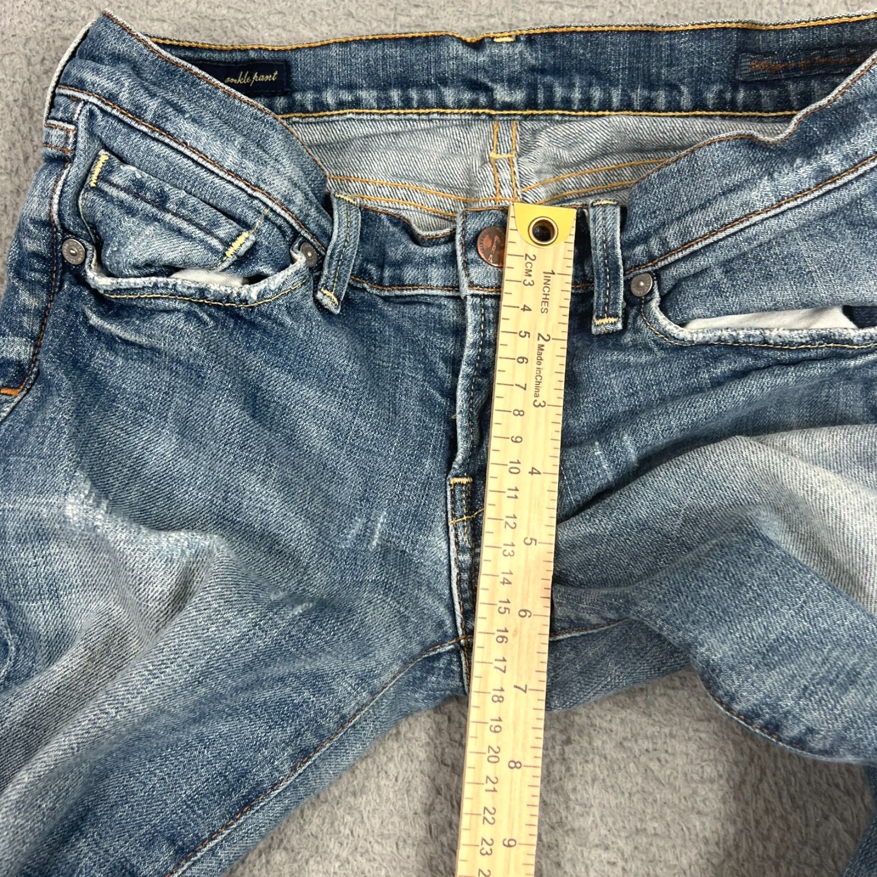 Citizens Of Humanity Citizens of Humanity Jeans Women Size 26 Haley Ankle Denim Blue 5-Pocket Regular Rise Casual Womens Size 26" / US 2 / IT 38 - 3 Thumbnail