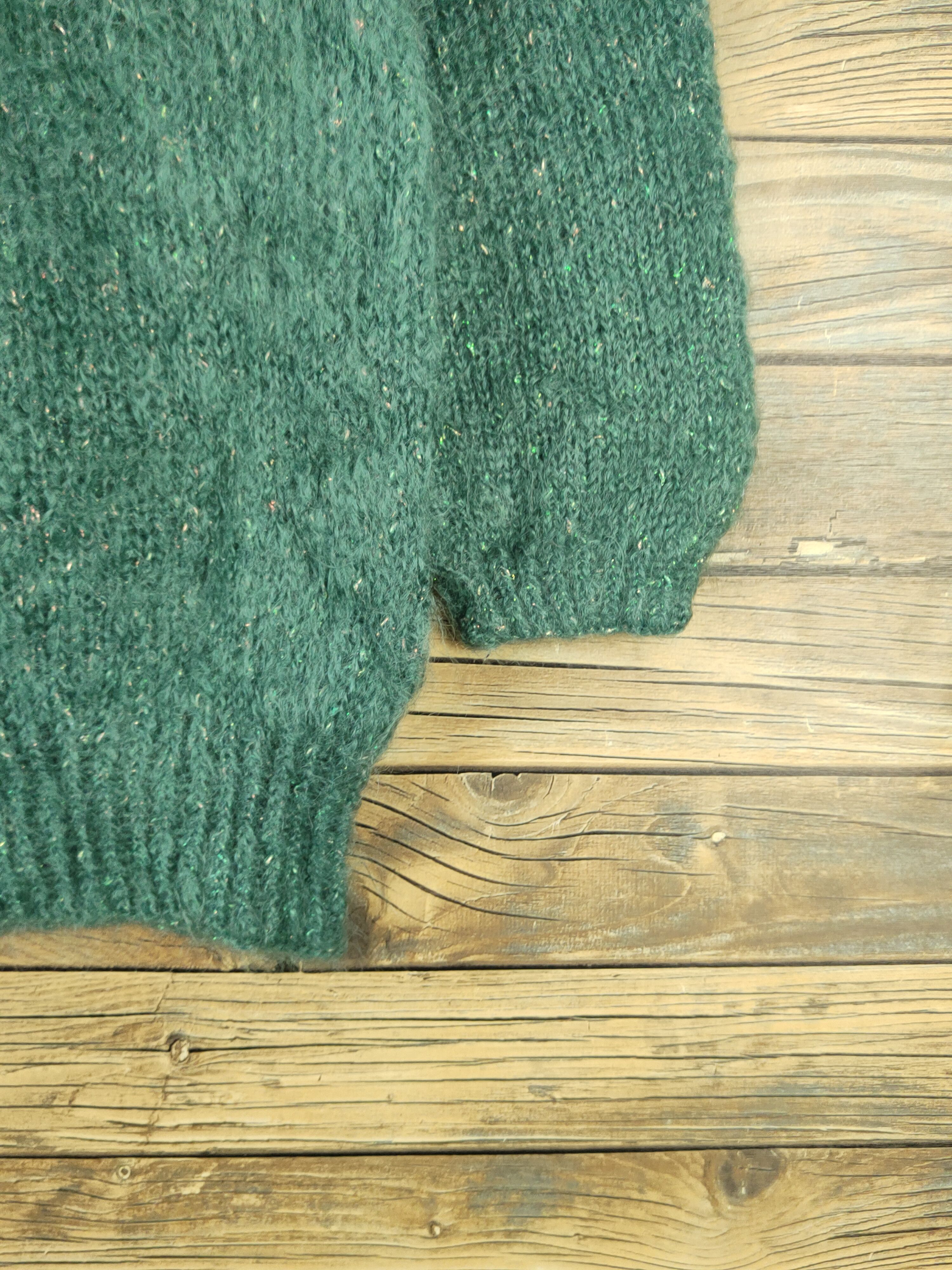 Japanese Brand Japanese Brand Green Knitwear Wool Sweatshirts #W2138 Size M / US 6-8 / IT 42-44 - 6 Thumbnail
