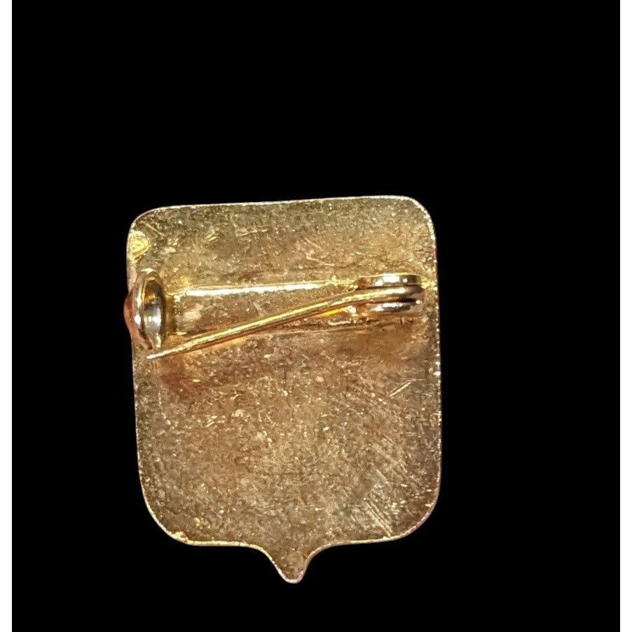 Other Vintage Ladies Of Charity Enamel Gold-Tone Shield Pin Badge Size ONE SIZE - 2 Thumbnail