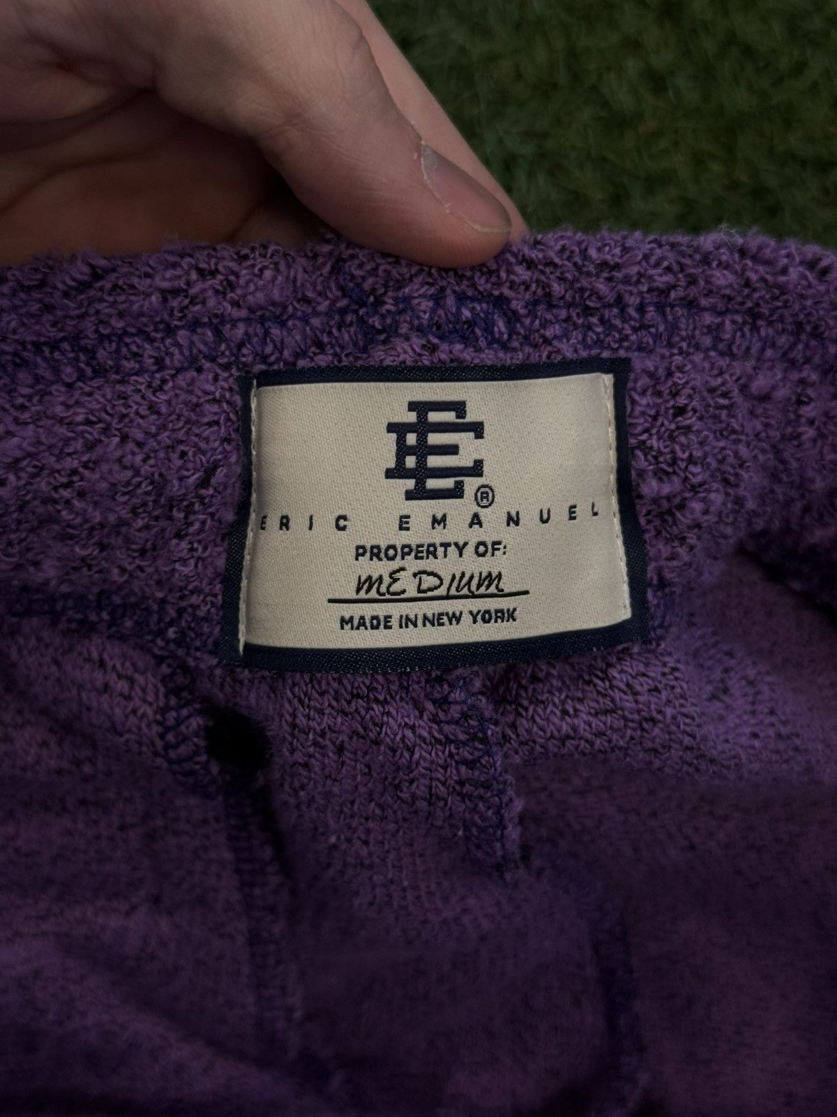 Eric Emanuel Eric Emanuel FW21 Purple Orange Boucle Sweatpants Size (M) Size US 31 - 6 Thumbnail