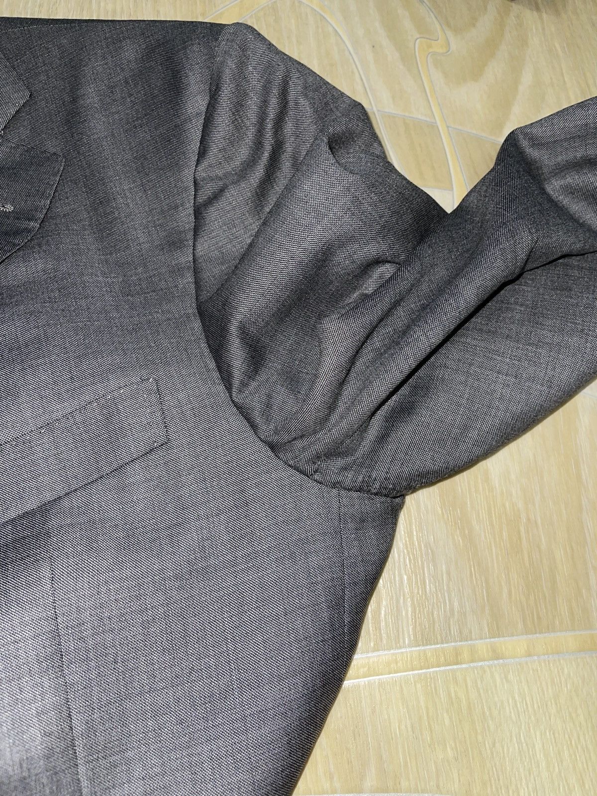 Corneliani Corneliani virgin wool grey 2 button blazer coat Size 42R - 13 Thumbnail