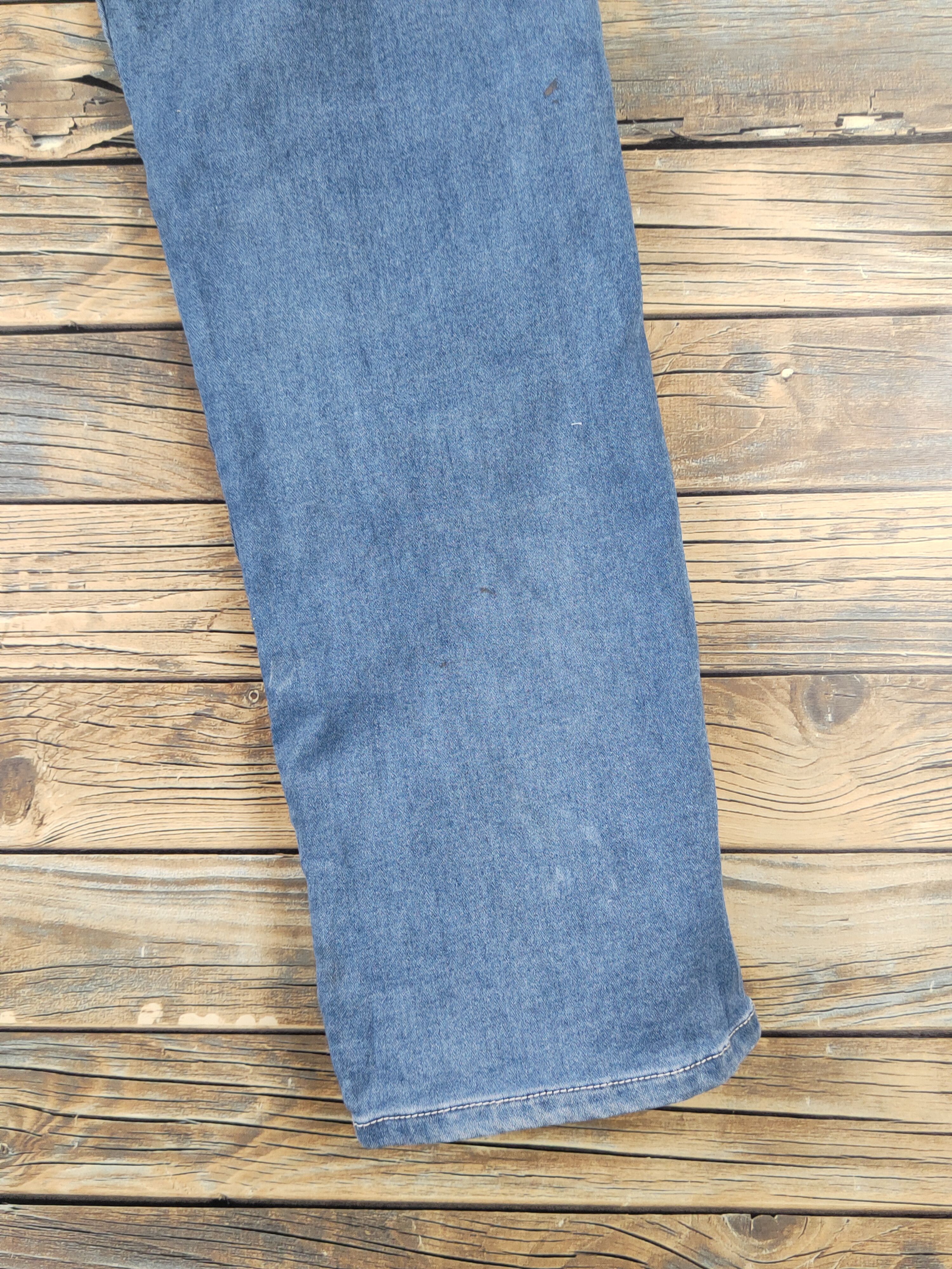 Japanese Brand Japan vintage jogger Blue Distressed Ripped Jeans #W1910 Size US 31 - 11 Thumbnail