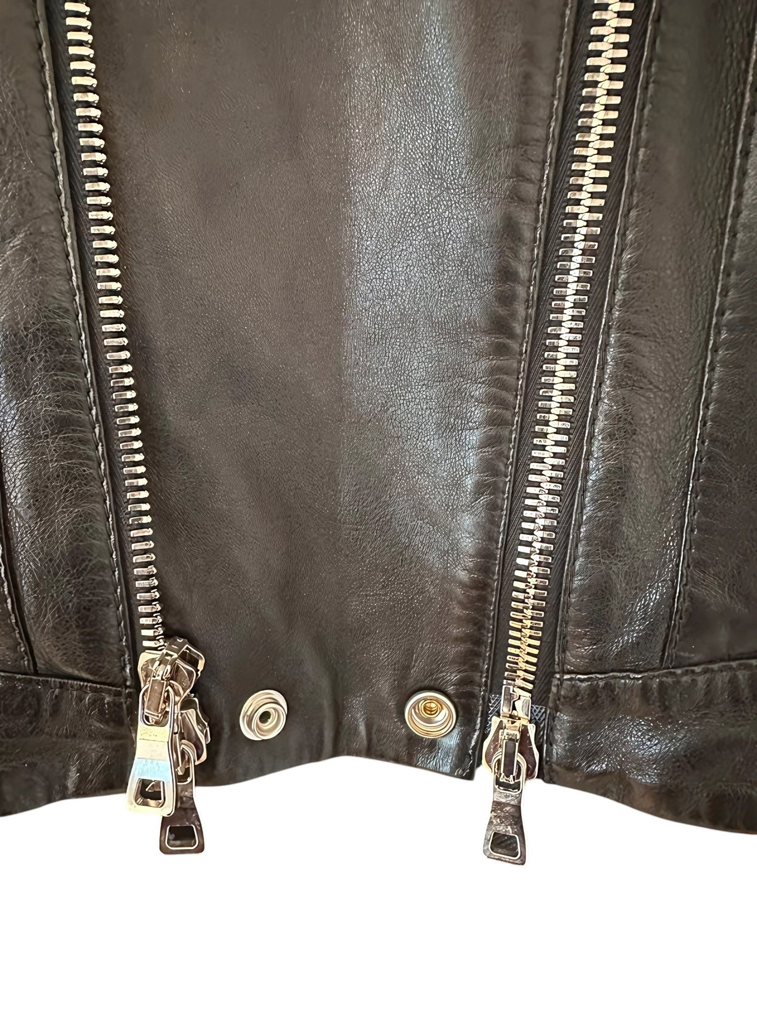 Balmain ICONIC LEATHER BIKER JACKET Size US M / EU 48-50 / 2 - 5 Thumbnail