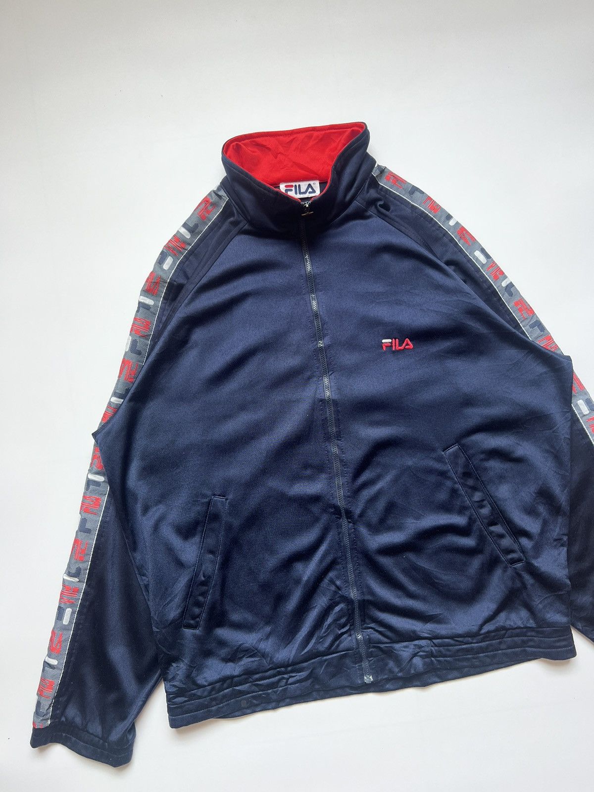 Fila Fila Side Tape Vintage Tracksuit Size US L / EU 52-54 / 3 - 3 Thumbnail