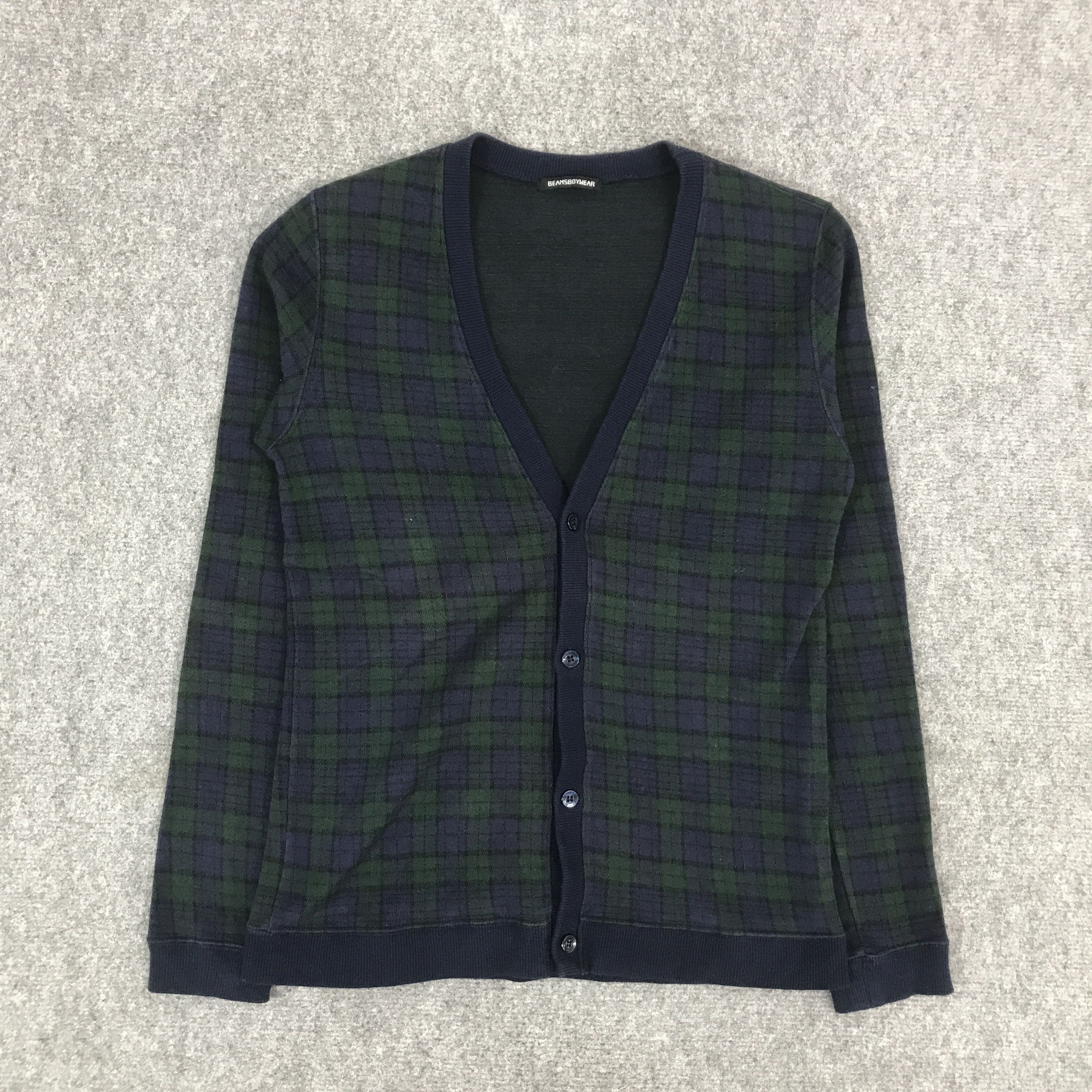 Beams Plus × Japanese Brand BEAMS BOY WEAR FLANNEL CARDIGAN BUTTON JACKET Size US S / EU 44-46 / 1 - 1 Thumbnail