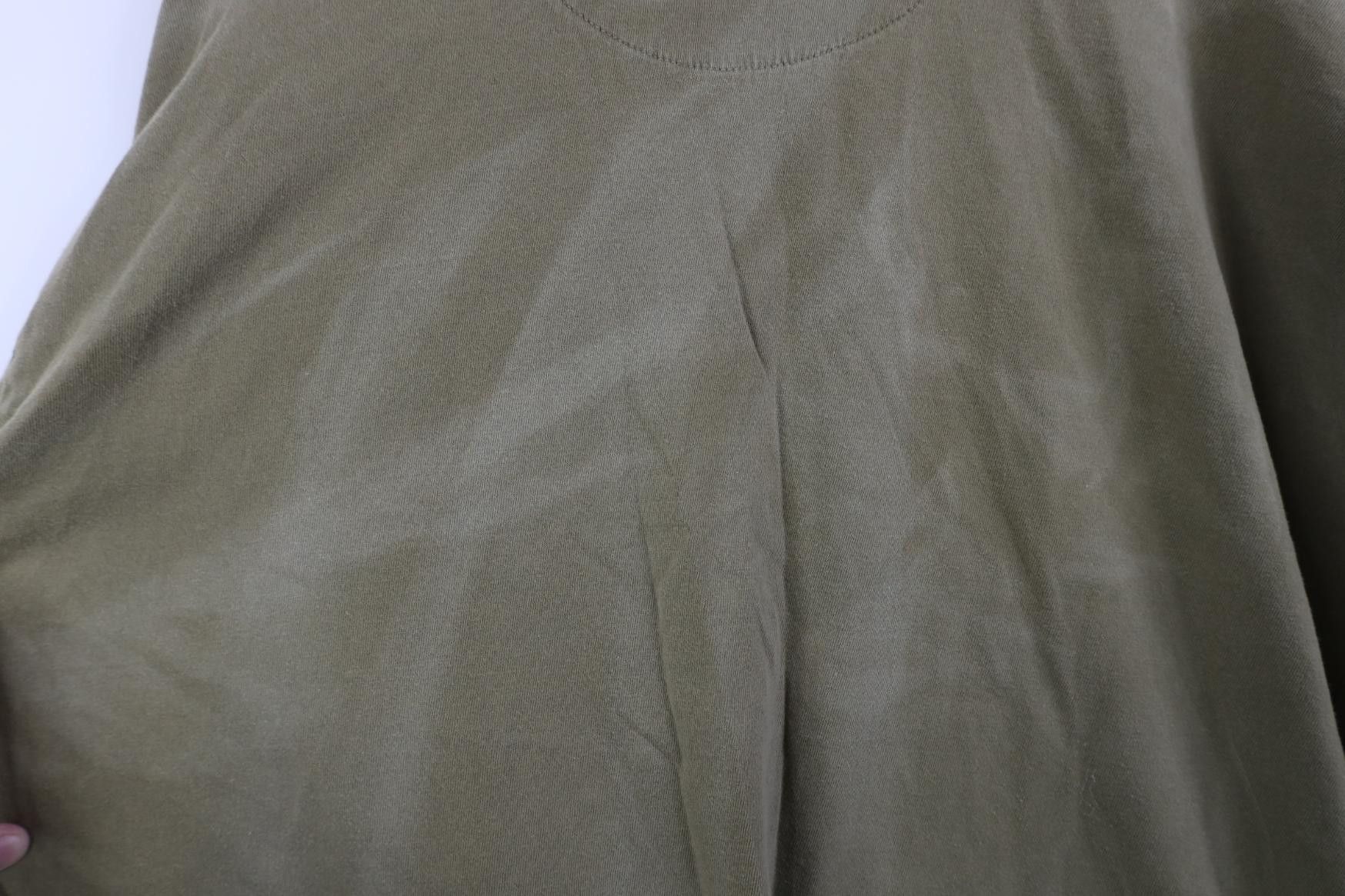 Vintage Vintage 90s Streetwear Cotton Long Sleeve T-Shirt Olive Size US L / EU 52-54 / 3 - 12 Thumbnail