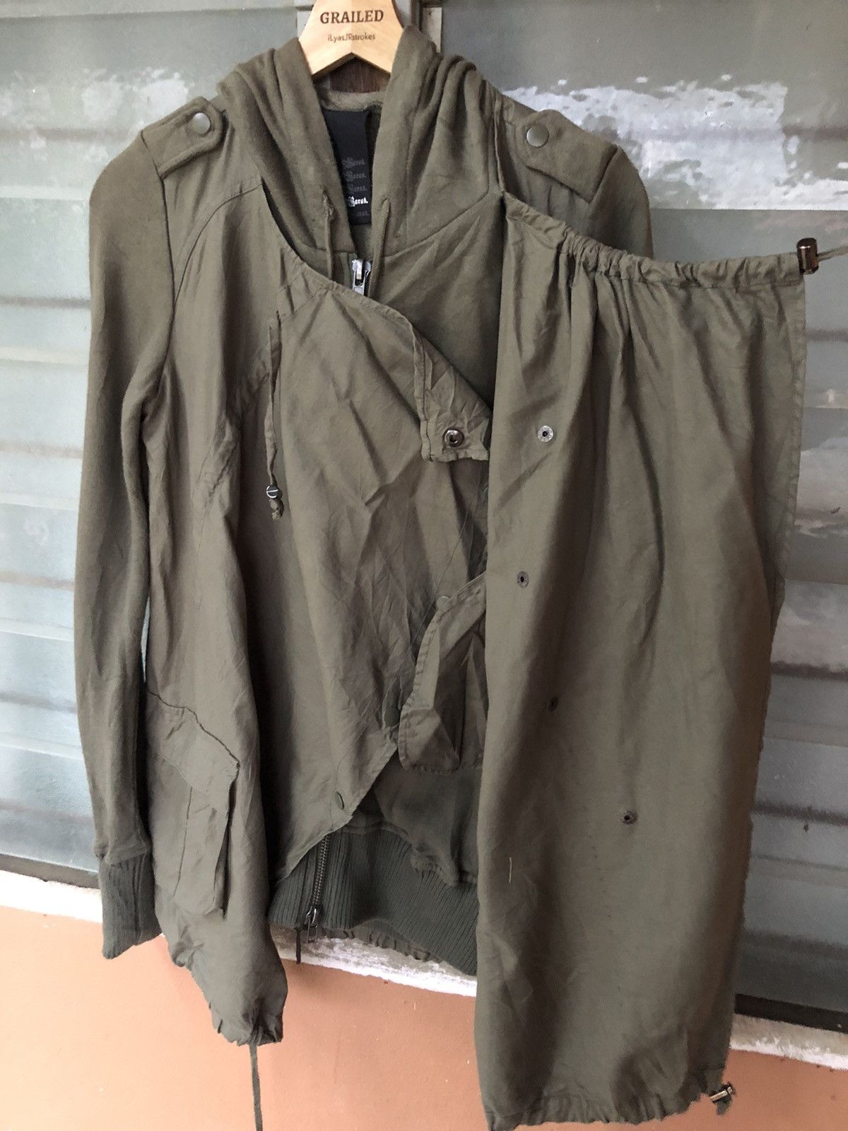 Japanese Brand Japanese Punk Double Layer Hoodie Jacket Size US S / EU 44-46 / 1 - 4 Thumbnail