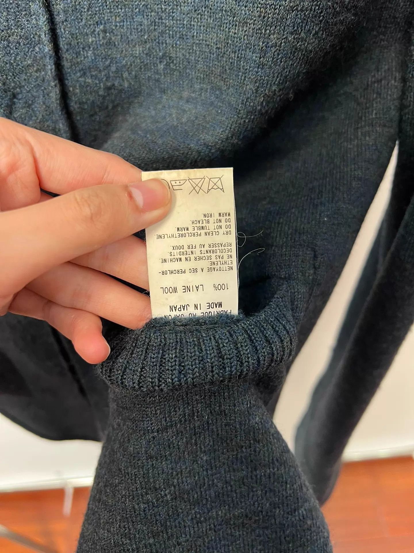 Yohji Yamamoto Yohji Yamamoto YS variegated wool ext sleeve cardigan JPN Size US L / EU 52-54 / 3 - 7 Thumbnail