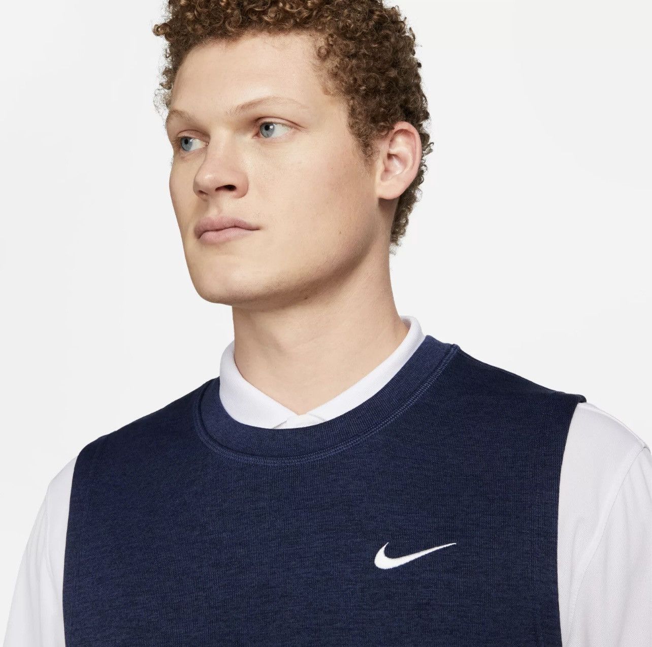 Nike Nike Dri-Fit Tour Golf Vest Sweater Round Neck Navy Size US L / EU 52-54 / 3 - 3 Thumbnail