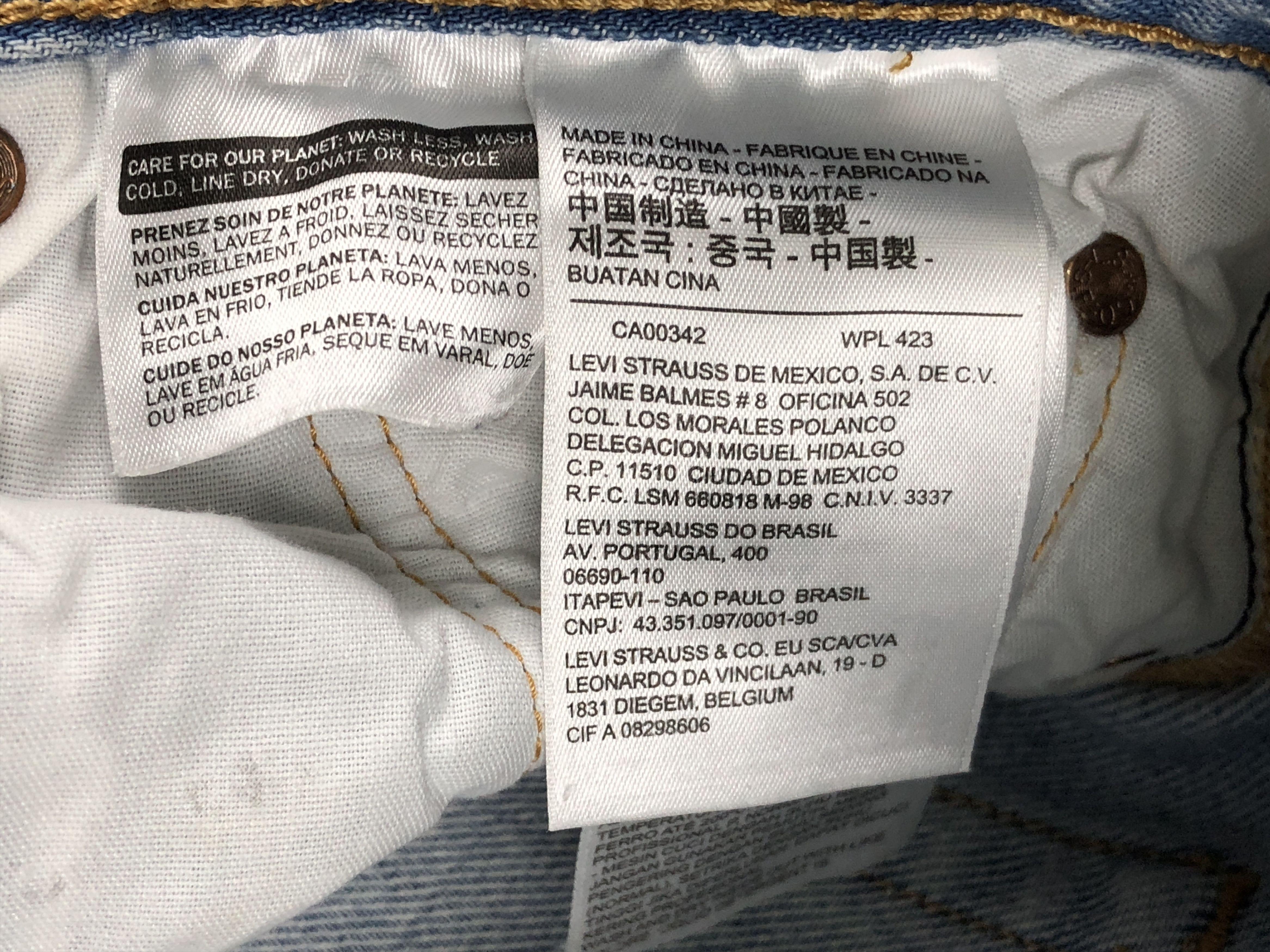 Levi's Vintage Distressed Levis 501 T Light Wash Jeans DP2465 Size US 30 / EU 46 - 7 Thumbnail