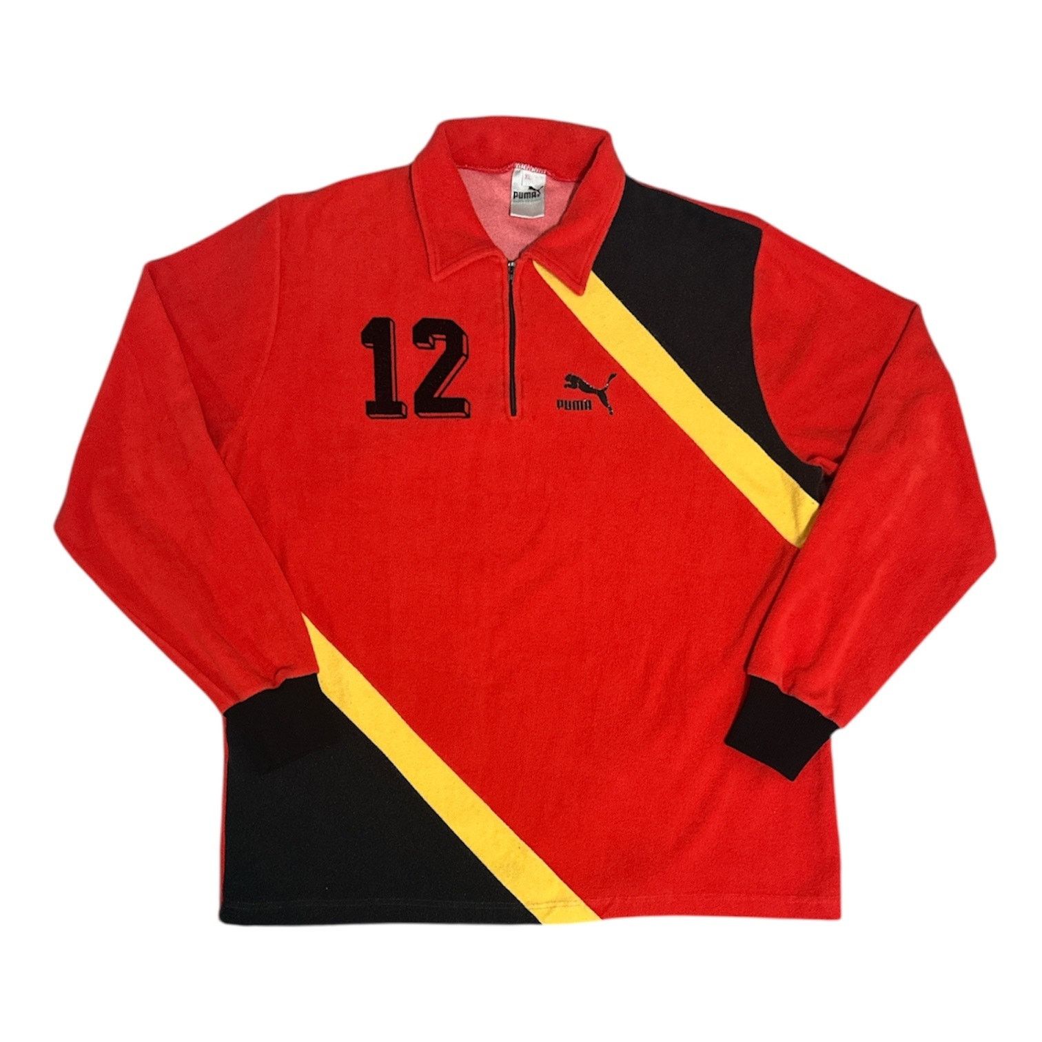 Puma Vintage Puma USA Quarter Zip Soccer Sweater Size US XL / EU 56 / 4 - 1 Thumbnail