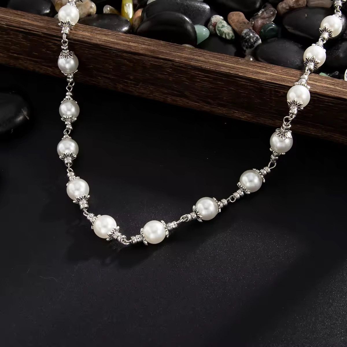 Other Imitation Pearl Pants Chain Size ONE SIZE - 4 Thumbnail