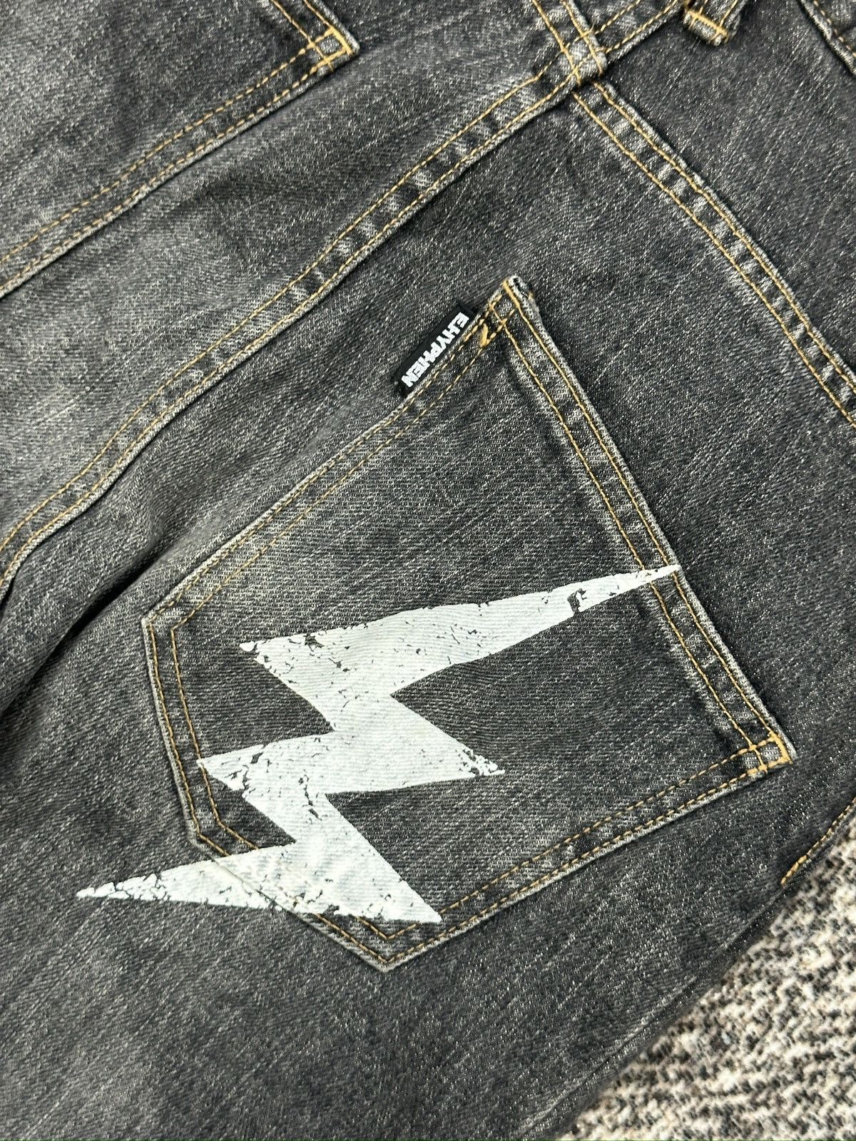 If Six Was Nine × Japanese Brand × Vintage Ehyphen World Gallery Japan Quarter Curve Jeans Kapital Styl Size US 28 / EU 44 - 8 Thumbnail