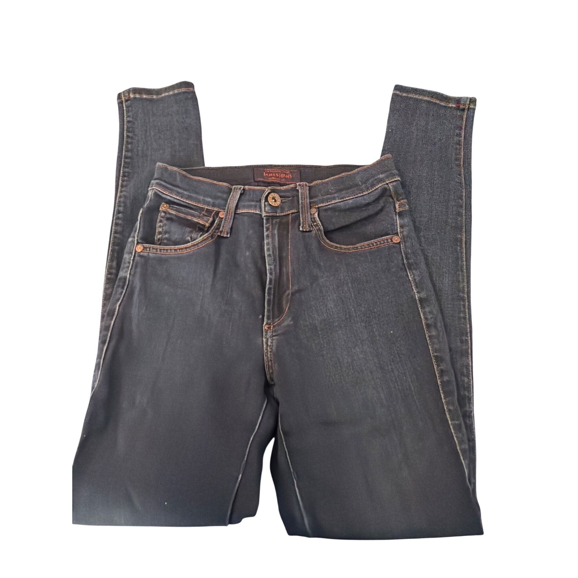 James Jeans James Jeans High Class Skinny Dark Wash Jeans Made In USA Po Size 42" / US 20 - 1 Thumbnail