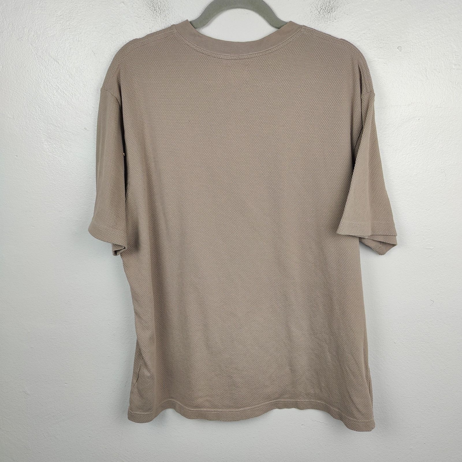 Lee Vintage Y2K Lee Jeans Thermal Knit T-Shirt Mens XL Tan Size US XL / EU 56 / 4 - 4 Thumbnail