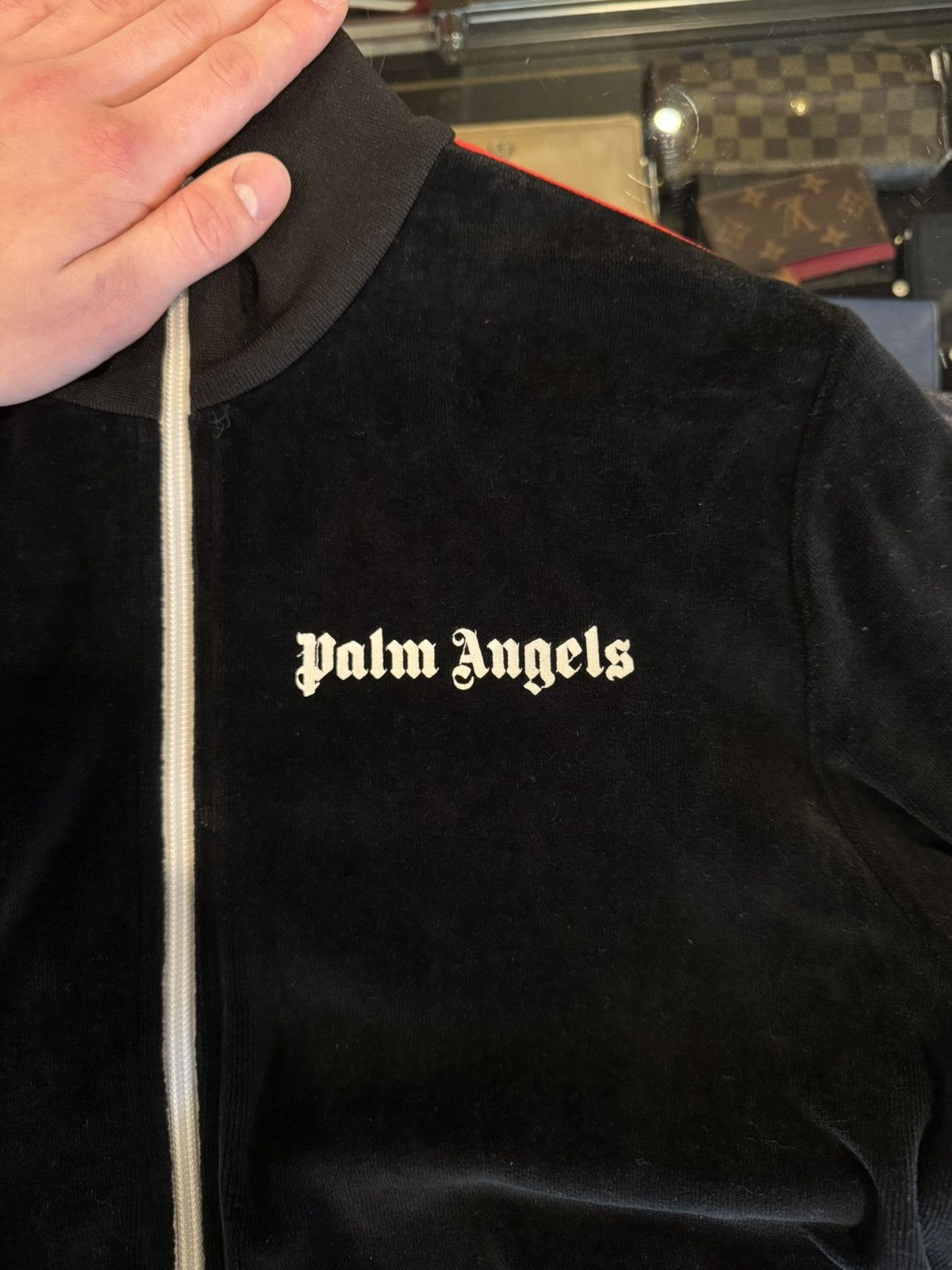 Palm Angels Palm Angels Velour Track Jacket Size Medium Size US M / EU 48-50 / 2 - 7 Thumbnail