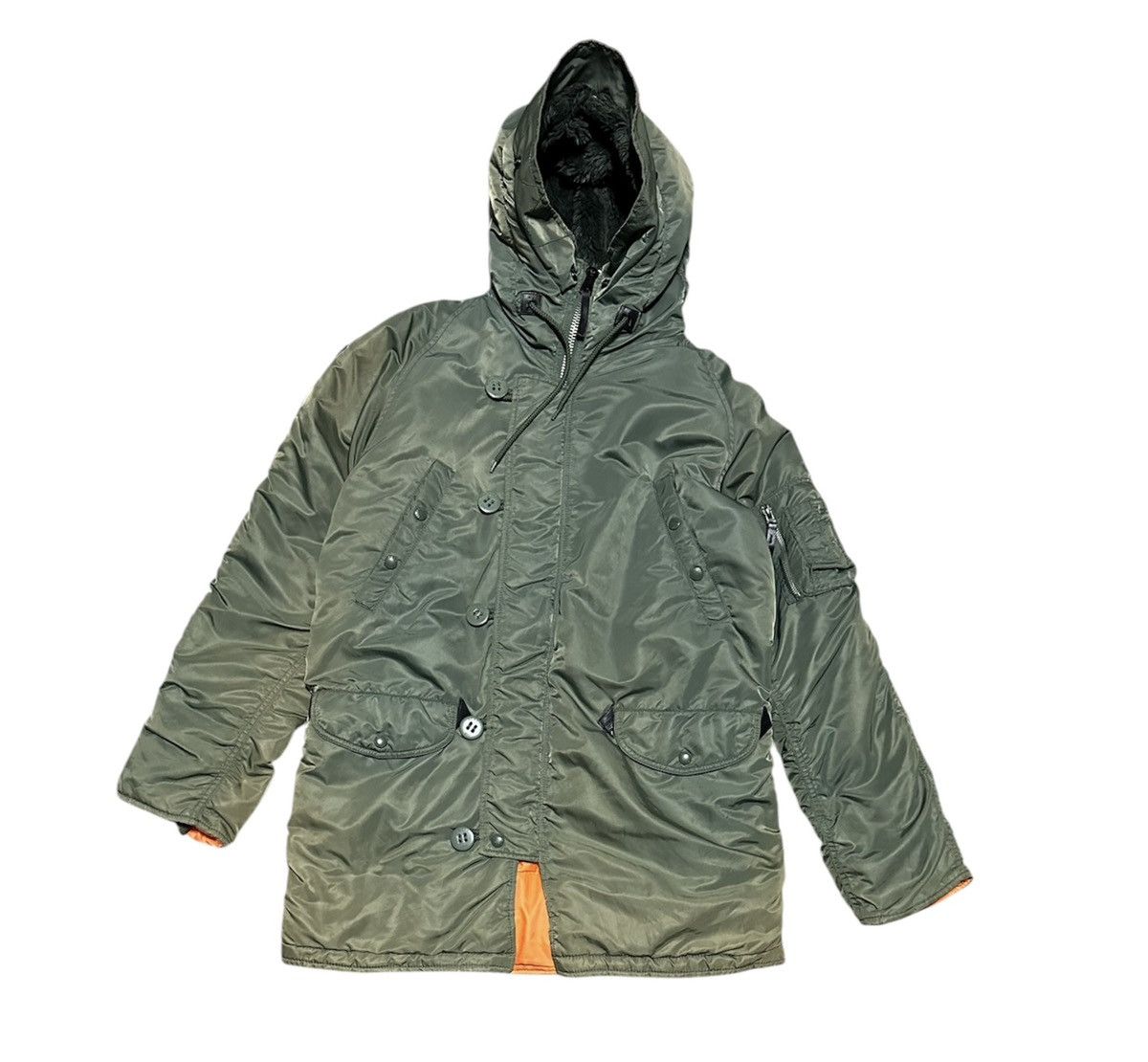 Schott Trashed Vintage Schott NYC Bomber Jacket Sun Faded Size US M / EU 48-50 / 2 - 1 Thumbnail