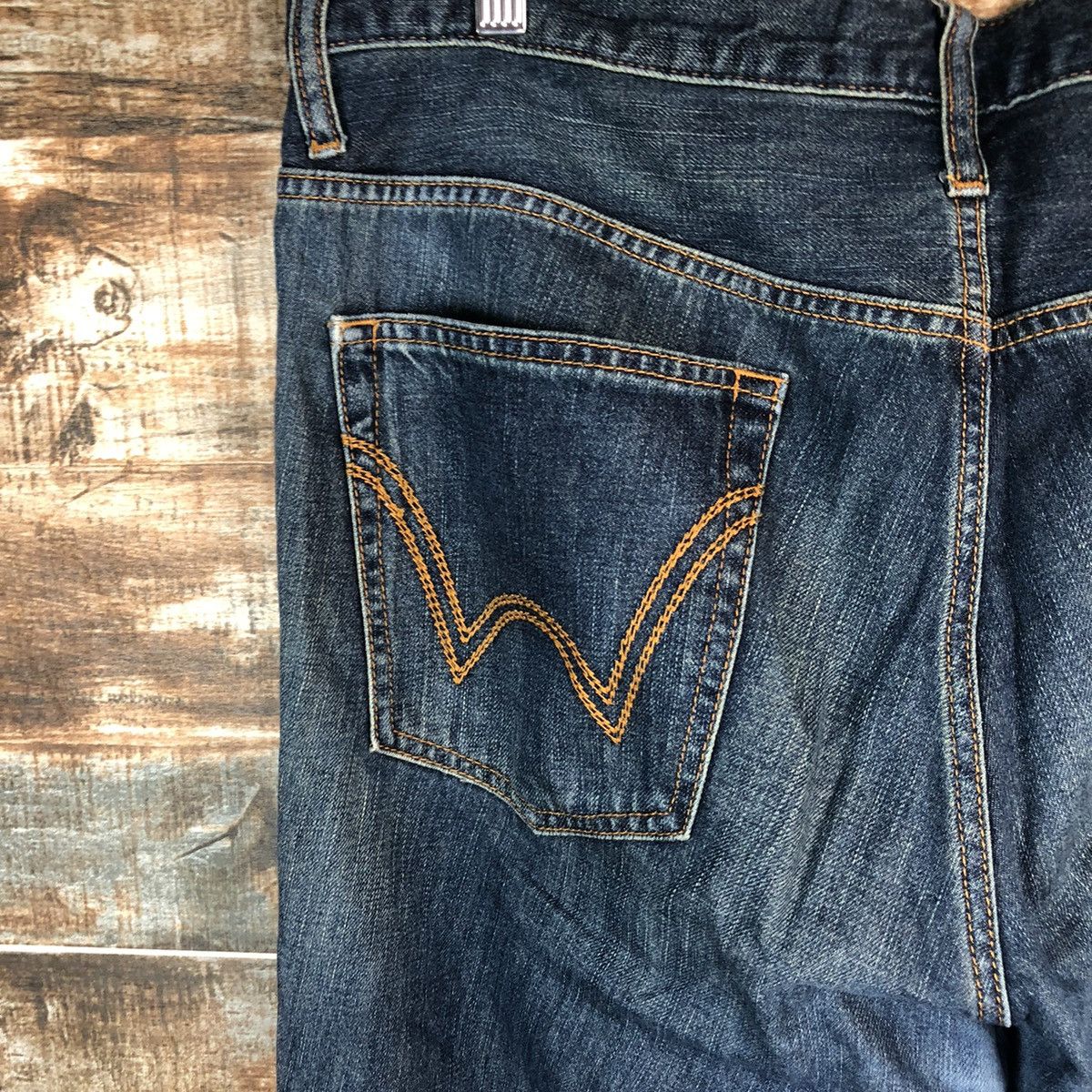 Edwin Edwin japan vintage faded Blue ripped Denim Pants #A1404 Size US 36 / EU 52 - 14 Thumbnail