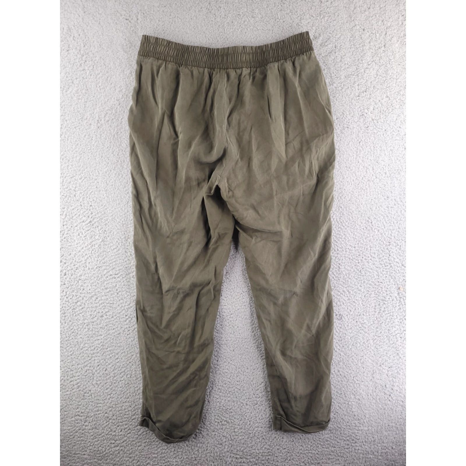 Juicy Couture Juicy Couture Pants Womens Large Green 100% Lyocell Olive Jogger Crop Size 36" / US 14 / IT 50 - 5 Thumbnail