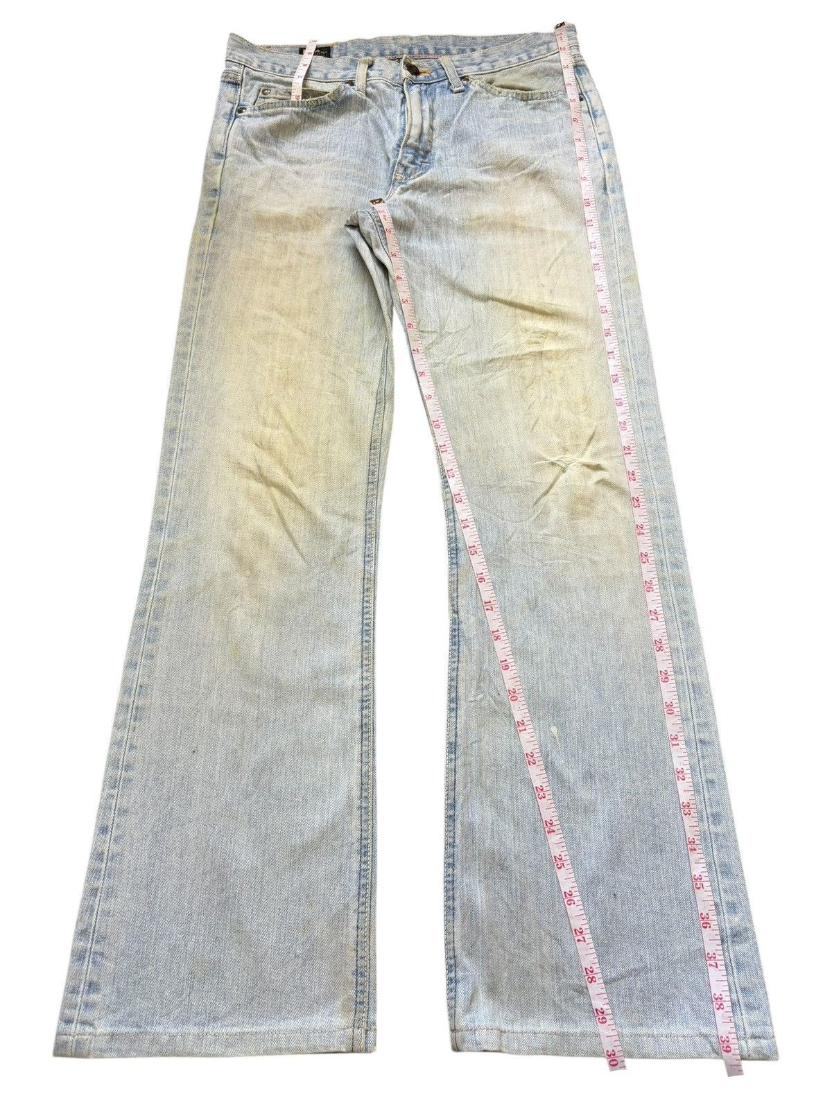 Lee Vintage Japanese Lee Riders Distressed Flare Jeans Size 30" / US 8 / IT 44 - 7 Thumbnail