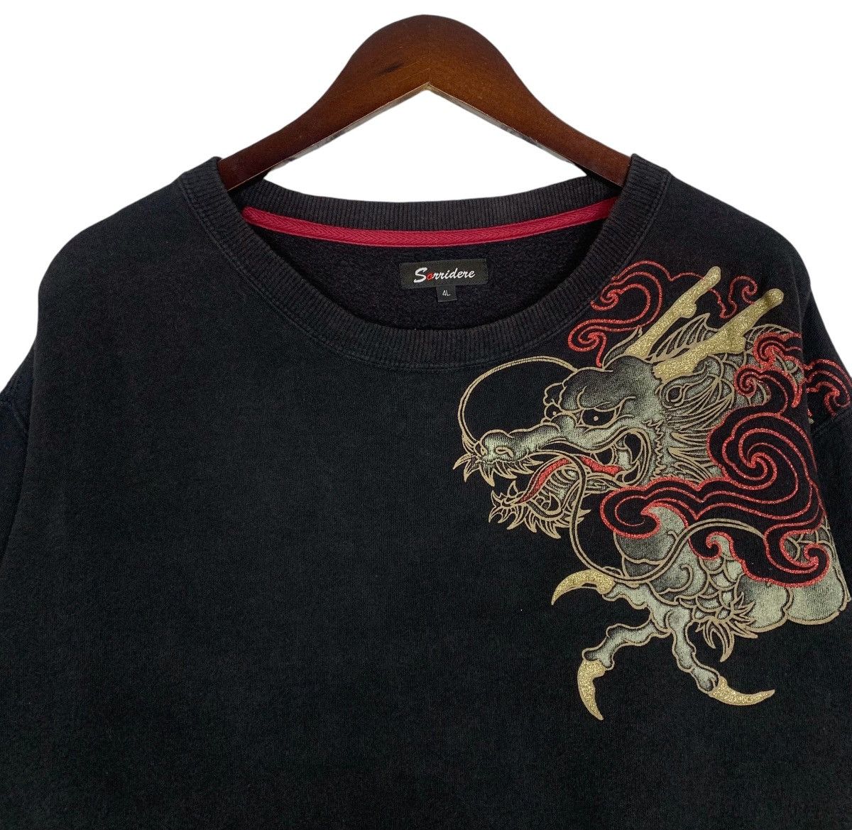 Japanese Brand Sorredere Japanese Brand Ryu Dragons Streetwear Sweatshirt Size US L / EU 52-54 / 3 - 3 Thumbnail