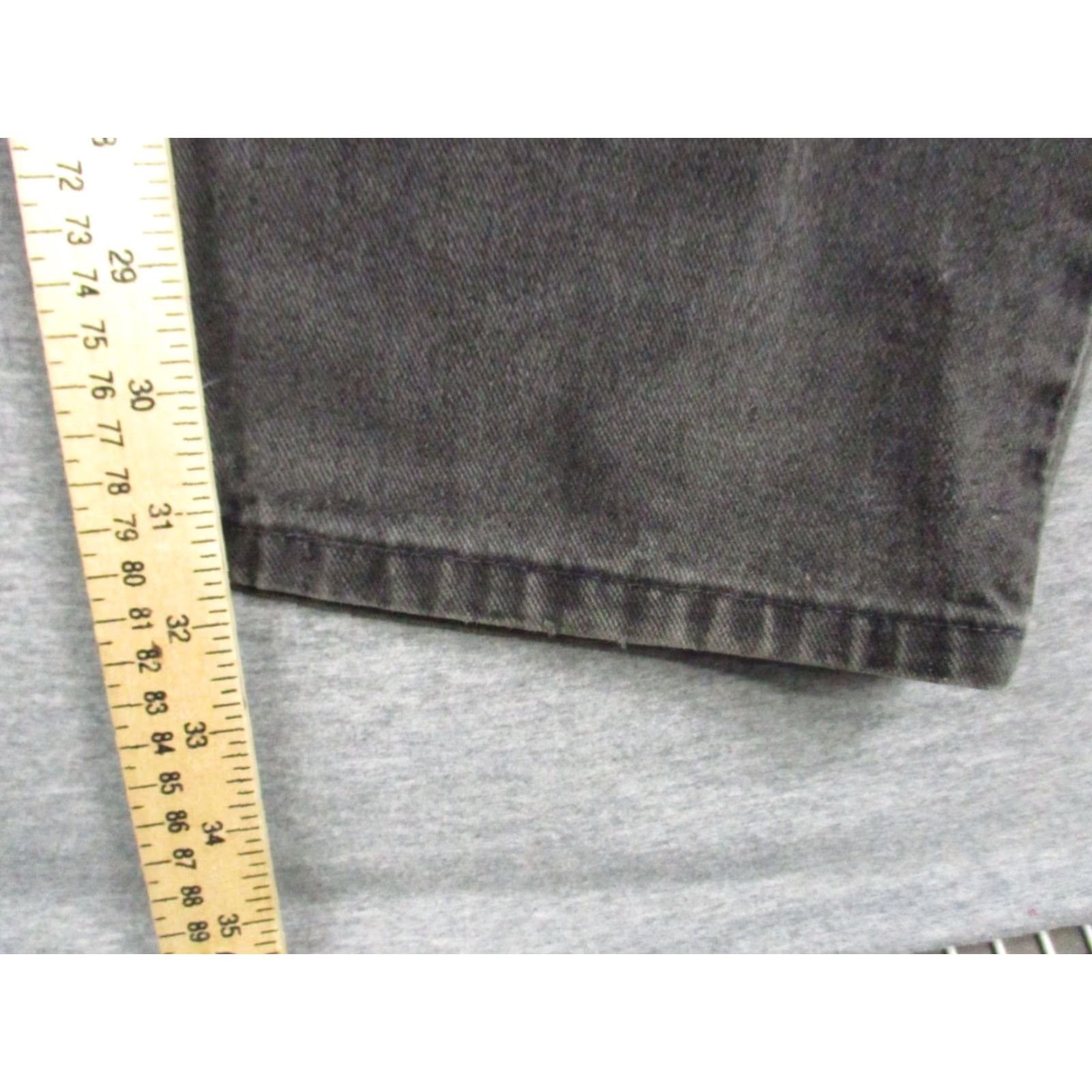 Levi's Levi's 545 Jeans Mens 42x32 Vintage Brown Tab Black Light Wash 90s 5-Pocket Relaxed Holes Belt Loops Denim Pants Size US 42 / EU 58 - 3 Thumbnail