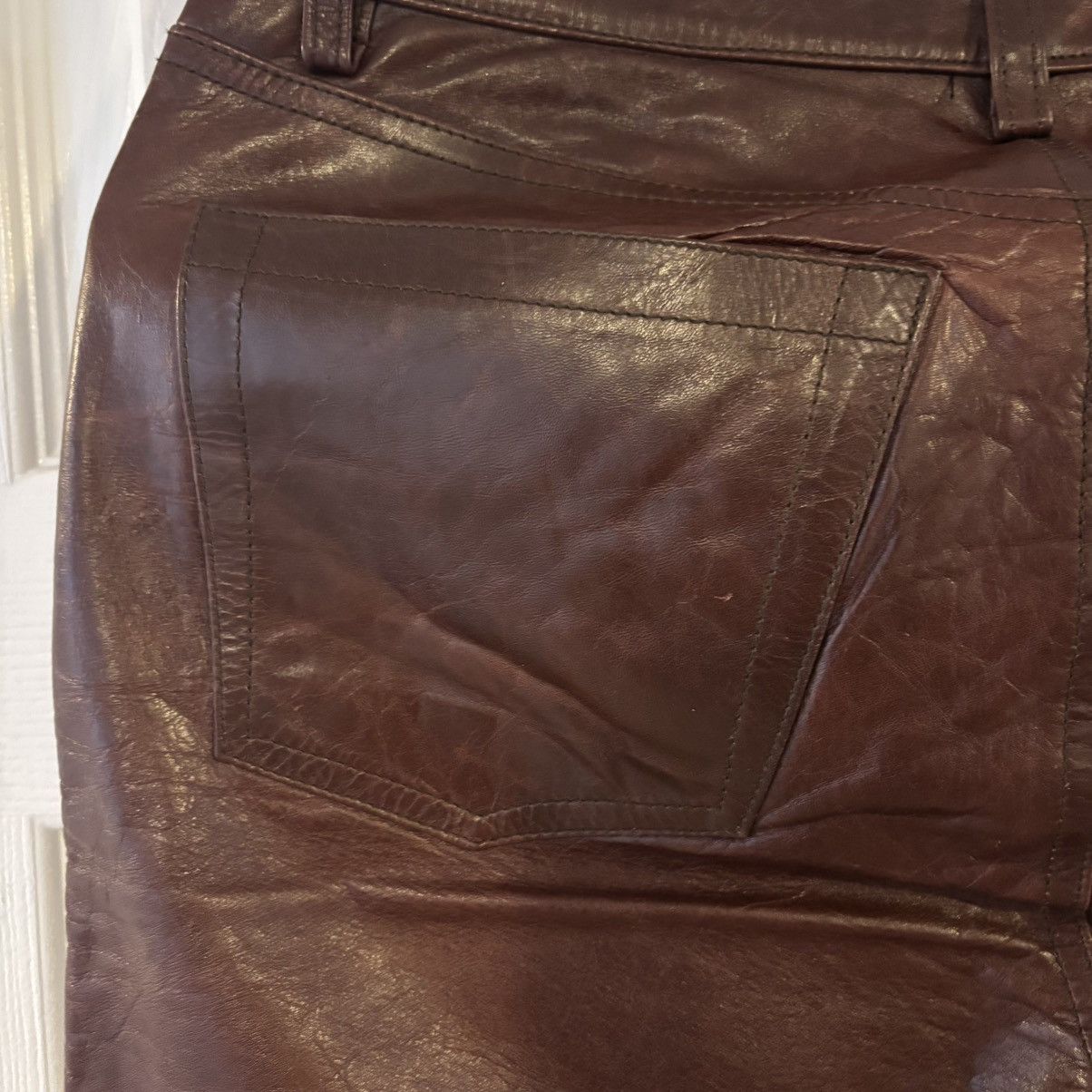 Gap × Yeezy GAP Leather Bootcut Pants Size US 30 / EU 46 - 5 Thumbnail
