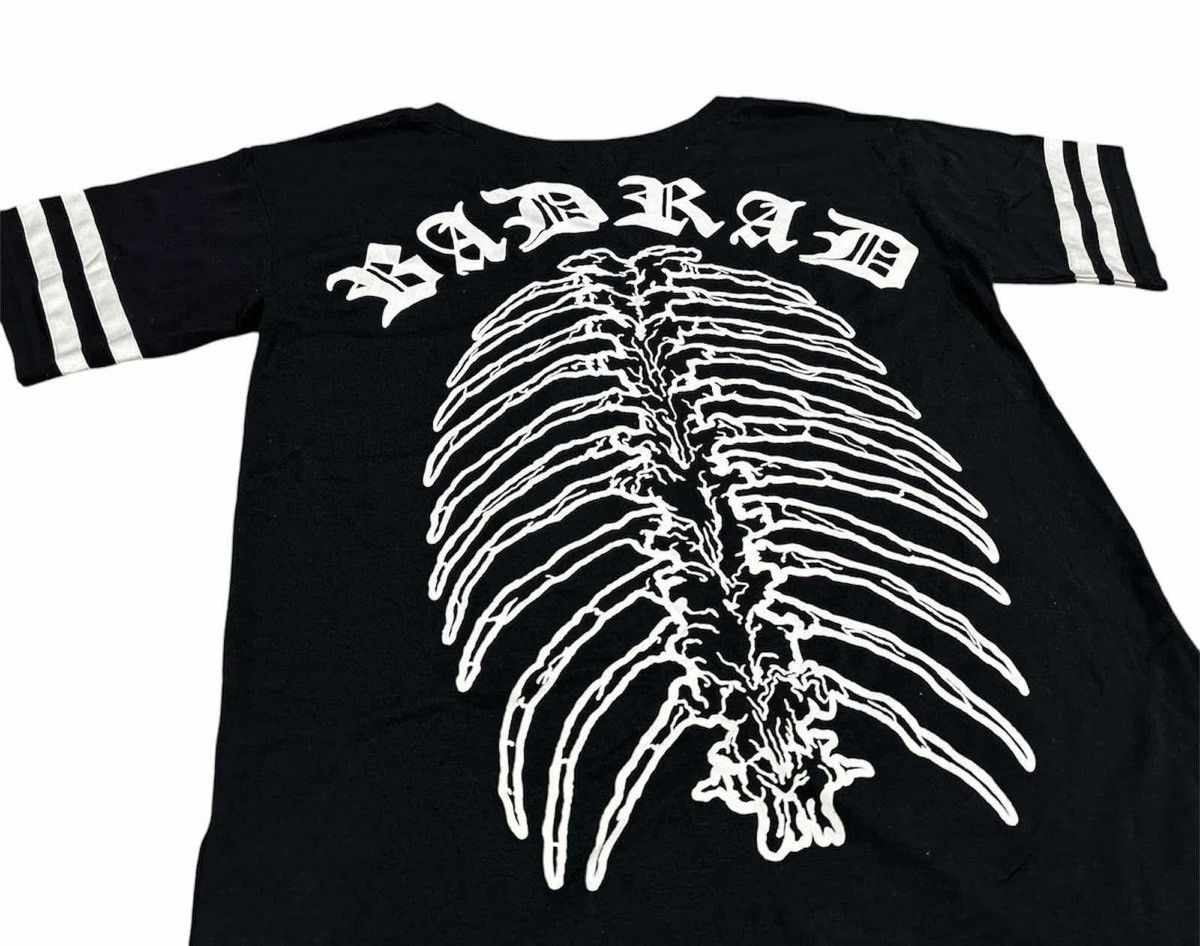 Hysteric Glamour × If Six Was Nine × Japanese Brand 🔥Sick Y2K Glad News Skeleton Jersey Shirt Black Goth Punk Size US L / EU 52-54 / 3 - 2 Thumbnail
