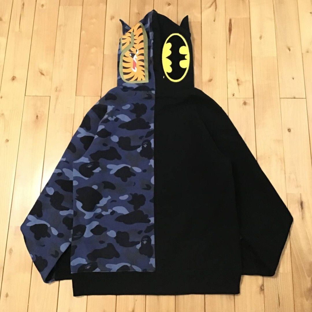 A BATHING APE×DC COMICS BATMAN Buy BAPE x DC Batman Color Camo Full Zip Hoodie #1 'Black