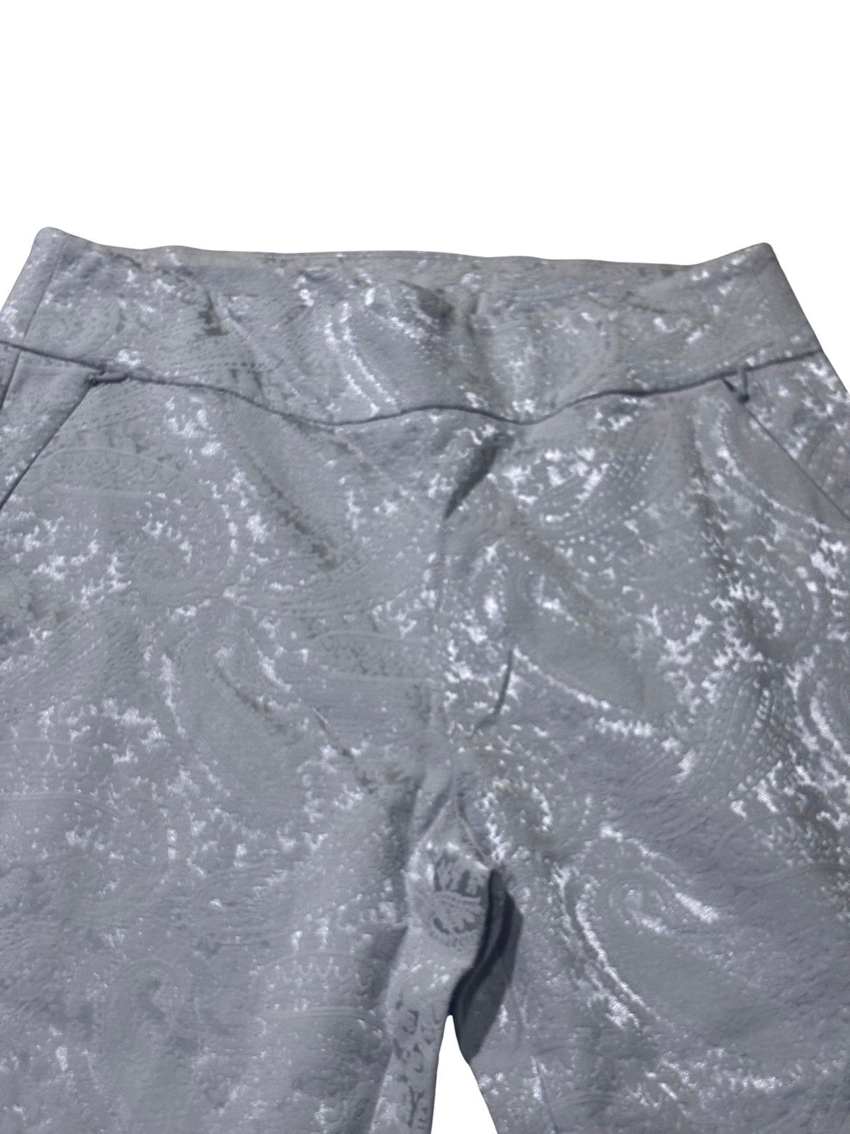 Soft Surroundings Women’s silver pants.wp0307 Size 30" / US 8 / IT 44 - 2 Thumbnail