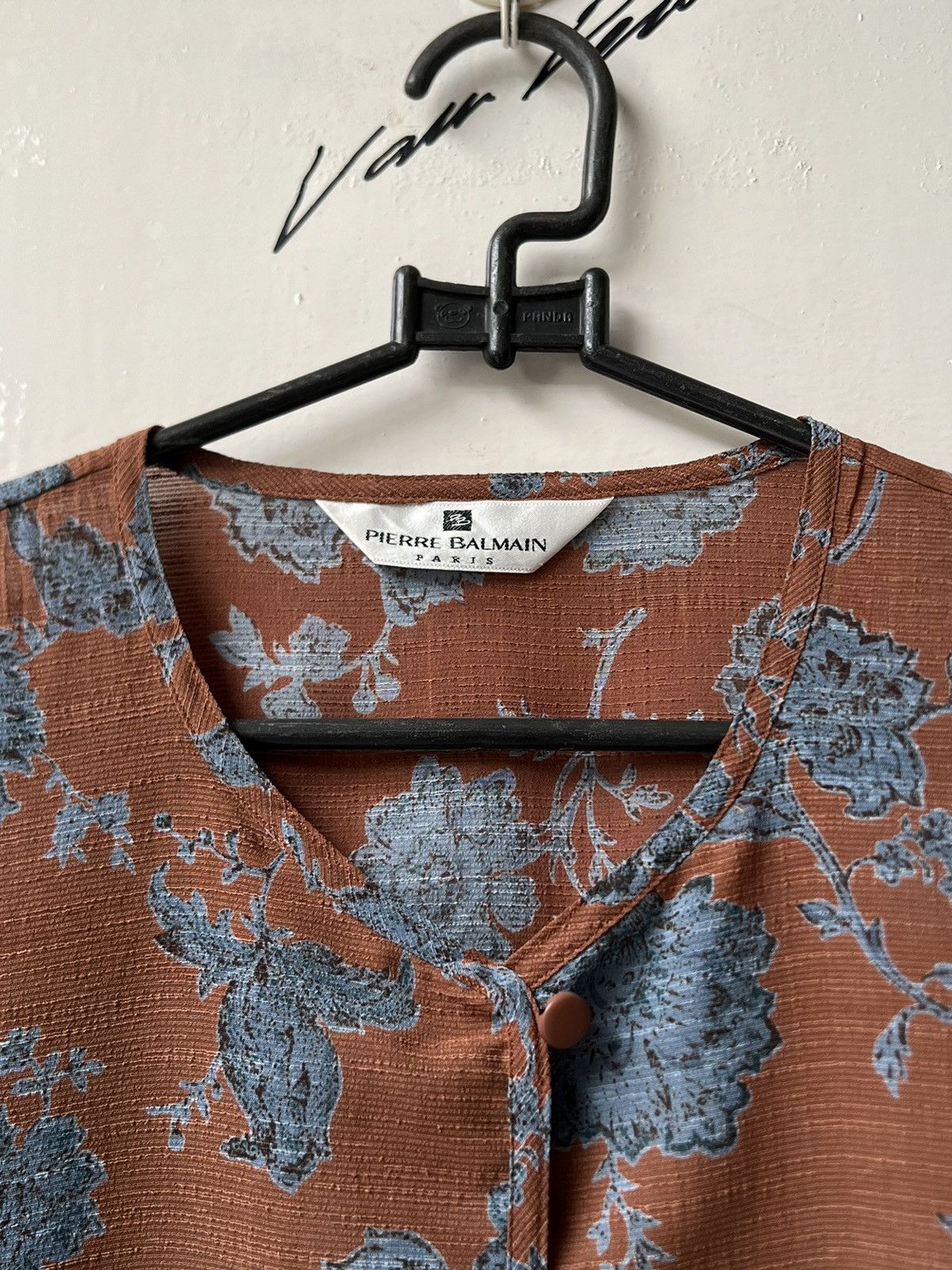 Pierre Balmain Pierre Balmain Paris Flower Motive Shirt Size US M / EU 48-50 / 2 - 13 Thumbnail
