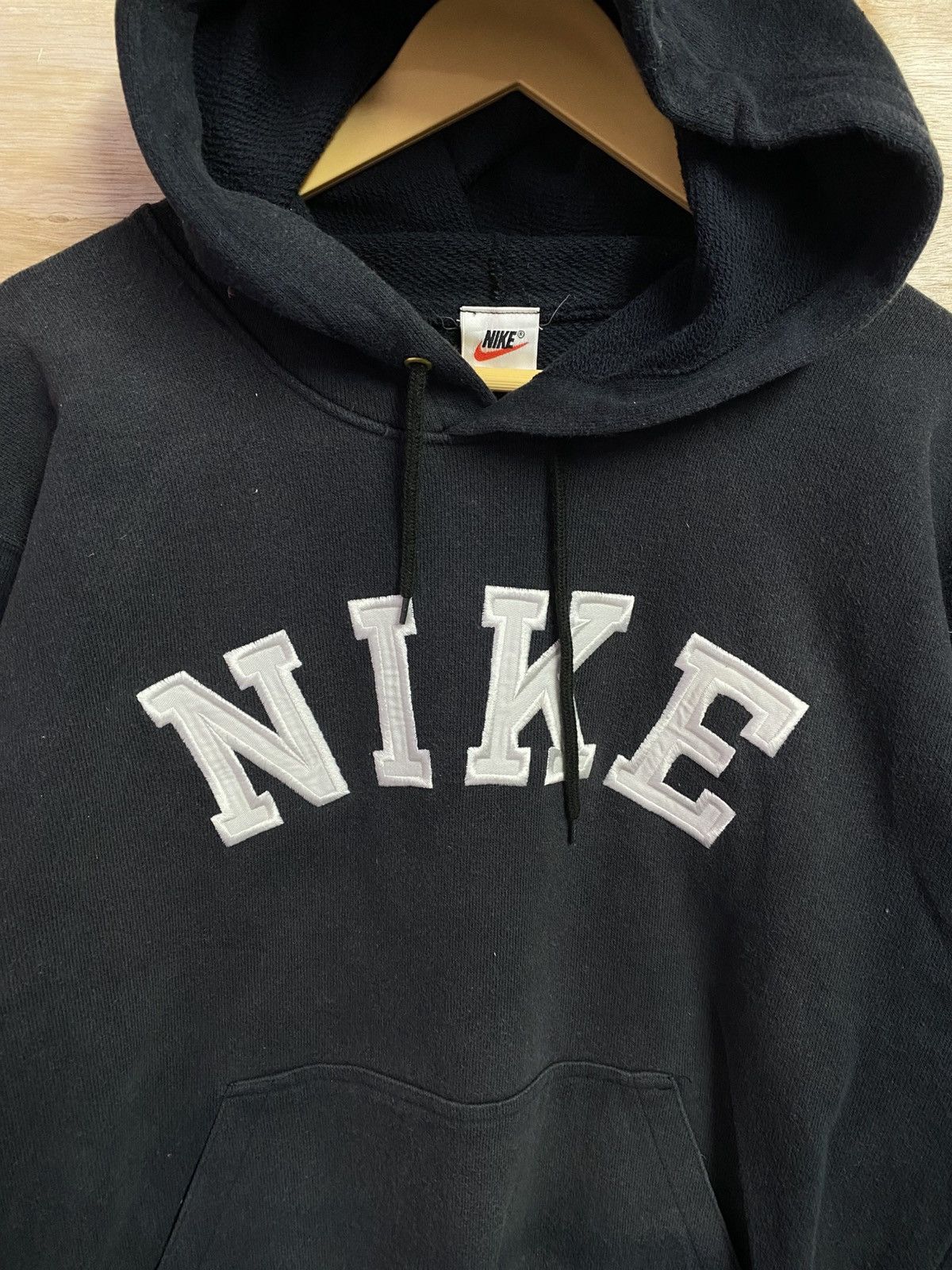 Nike Vintage Nike spell out hoodie Size US XL / EU 56 / 4 - 2 Thumbnail