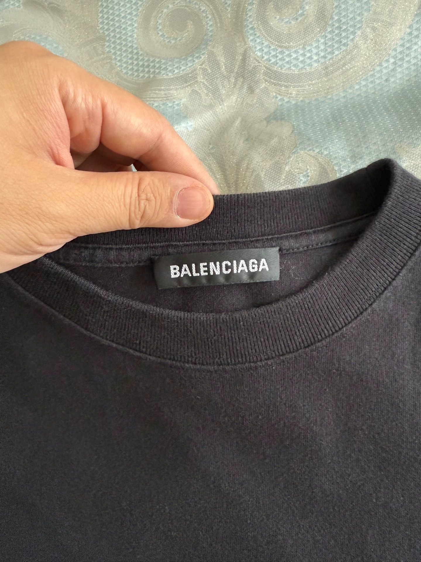 Balenciaga Balenciaga Oversized Logo T - Shirt XS (L) Size US XS / EU 42 / 0 - 3 Thumbnail
