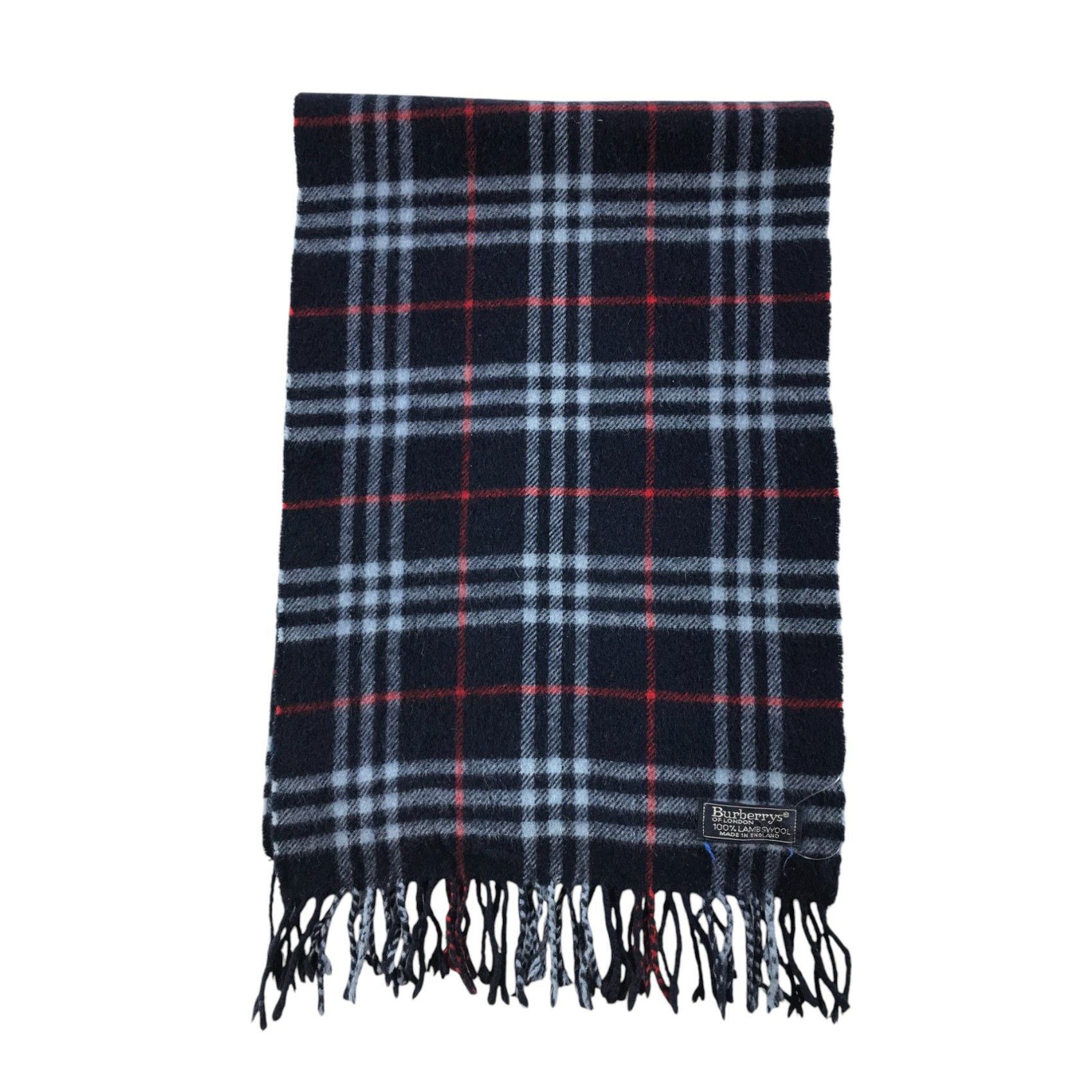 Burberry × Vintage Burberry Scarf / Muffler / Neckwear - WW2570 Size ONE SIZE - 2 Thumbnail