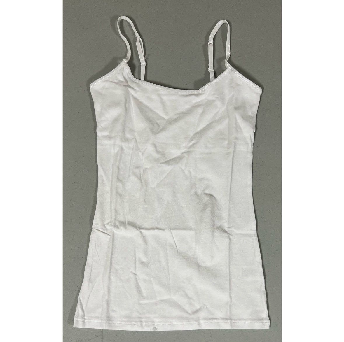 Sonoma SO White Shelf-Bra Cami Camisole Tank Top Shirt Size XS 🤍 Size XS / US 0-2 / IT 36-38 - 1 Thumbnail