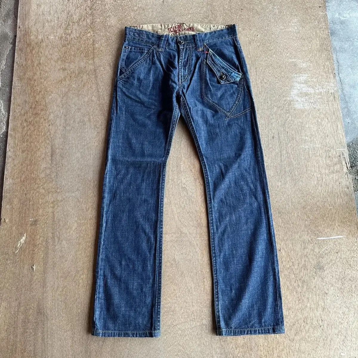 PPFM GRAILS! W32 L32 Vintage TOUGH JEANSMITH Jean RARE Denim Pant Size US 32 / EU 48 - 2 Thumbnail