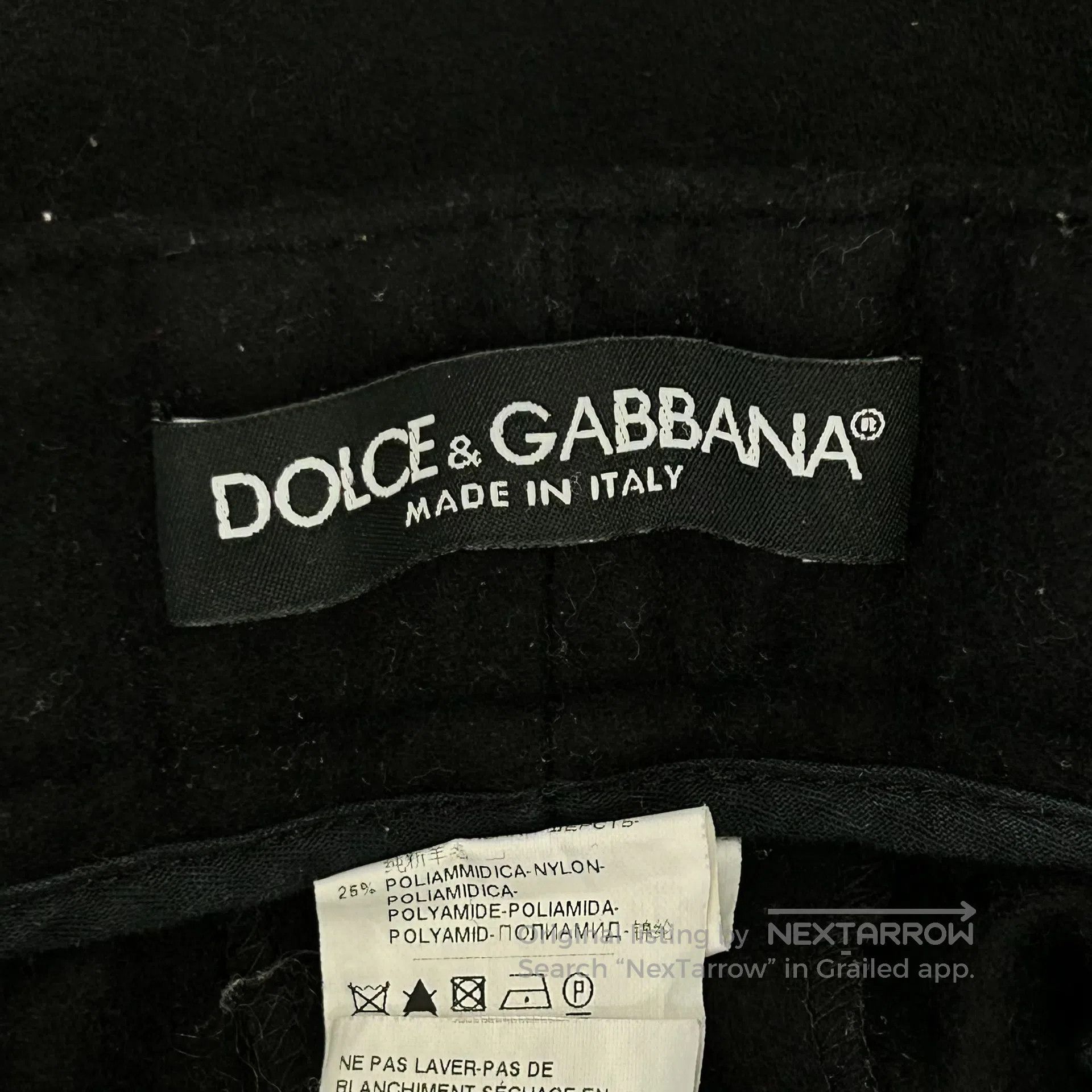 Dolce & Gabbana Dolce Gabbana Black cashmere long pants Size US 30 / EU 46 - 4 Thumbnail