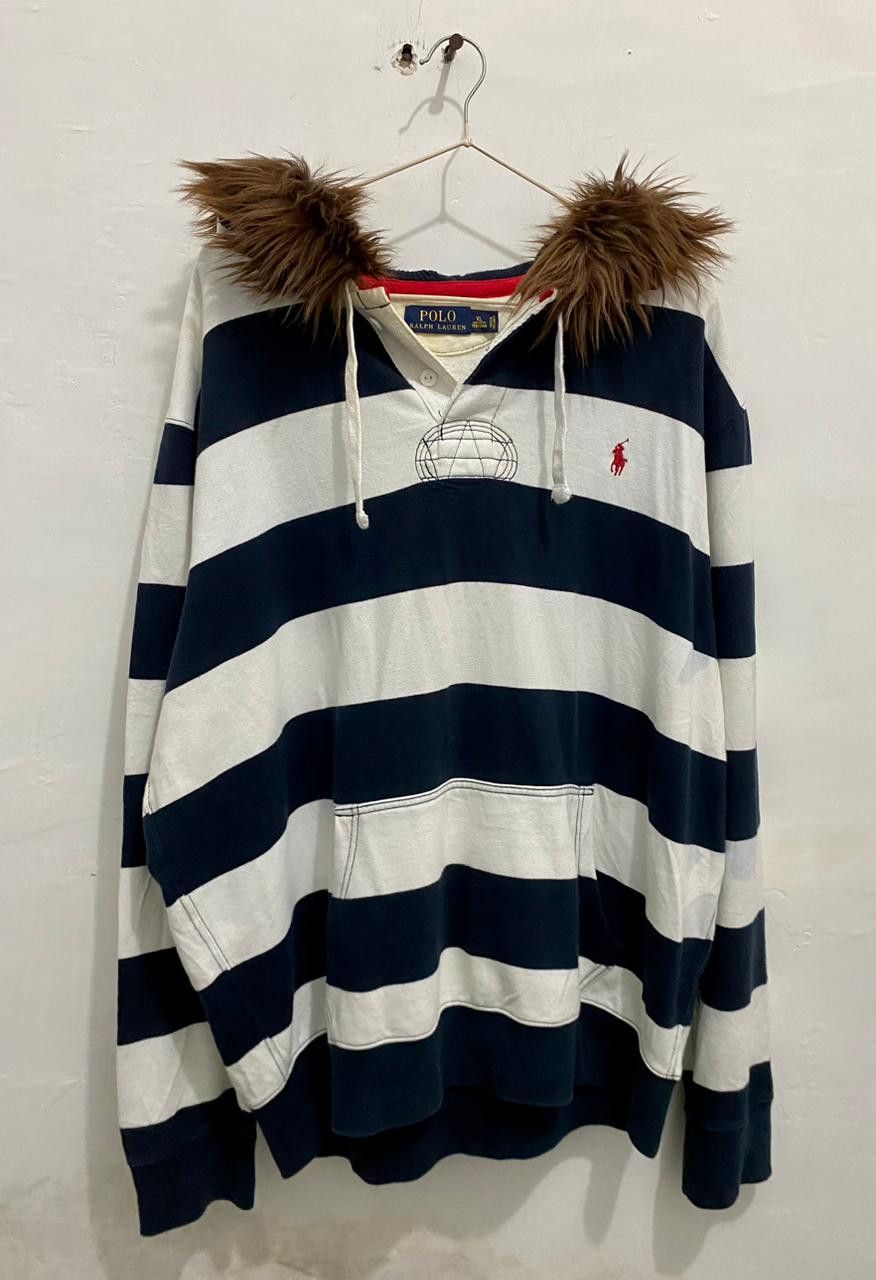 Polo Ralph Lauren 💥LGB💥Polo Ralph Lauren Fur Zipper Hoodie LGB Style Size US XL / EU 56 / 4 - 3 Thumbnail